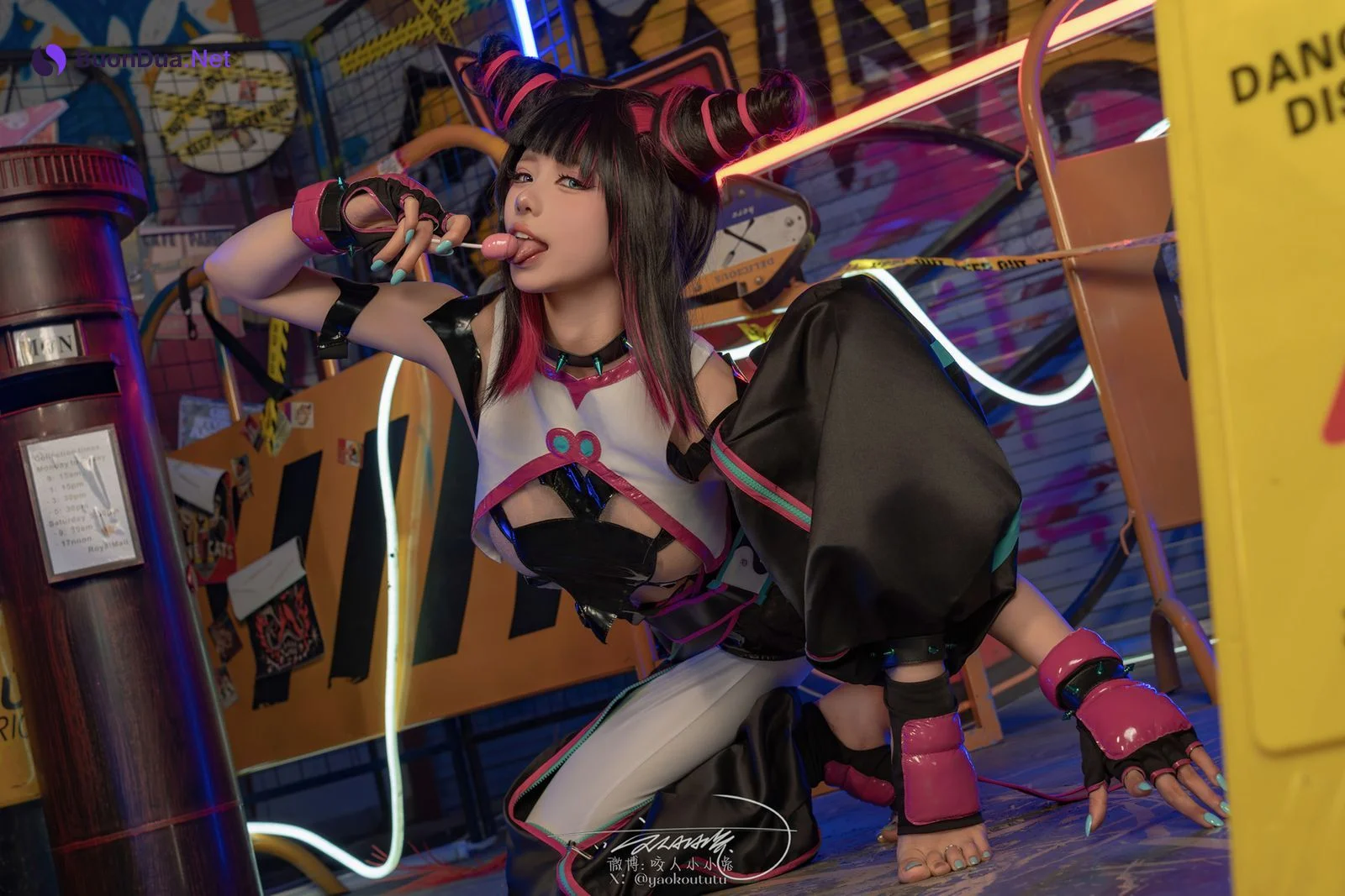 Cosplay 黏黏团子兔 街霸 韩蛛俐 Set.01 - Photo 15