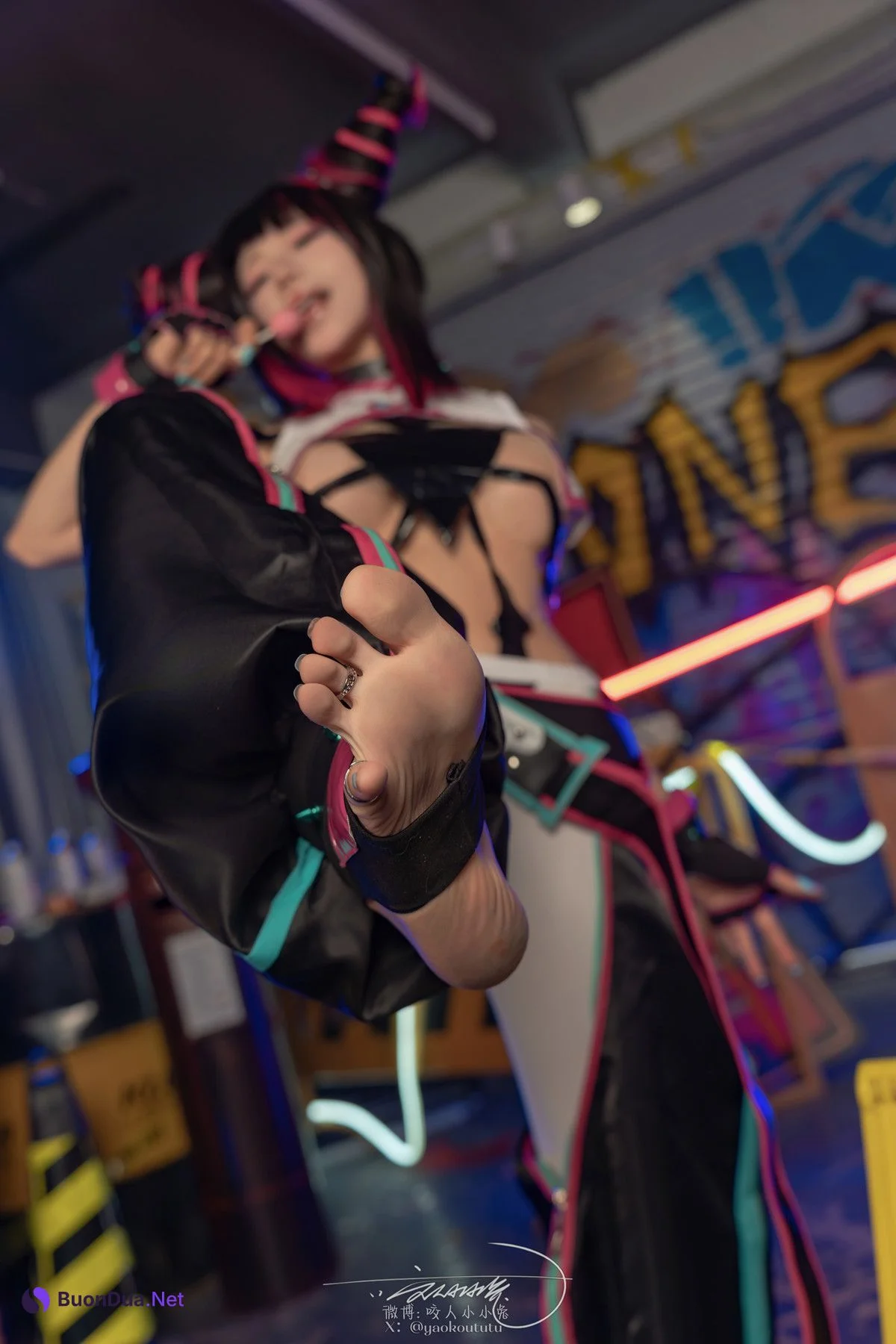 Cosplay 黏黏团子兔 街霸 韩蛛俐 Set.01 - Photo 4