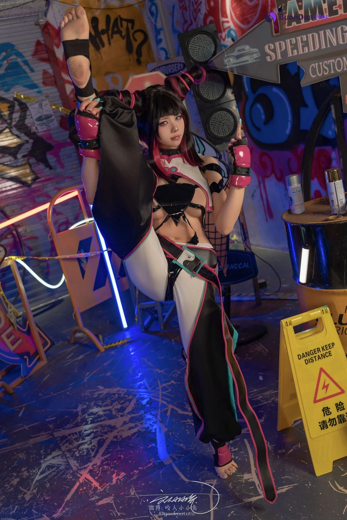 Cosplay 黏黏团子兔 街霸 韩蛛俐 Set.01 - Photo 5