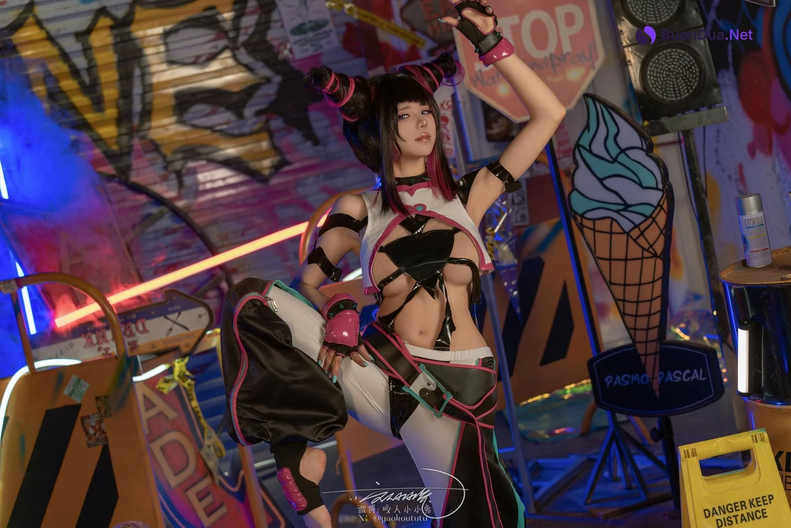 Cosplay 黏黏团子兔 街霸 韩蛛俐 Set.01 - Photo 6