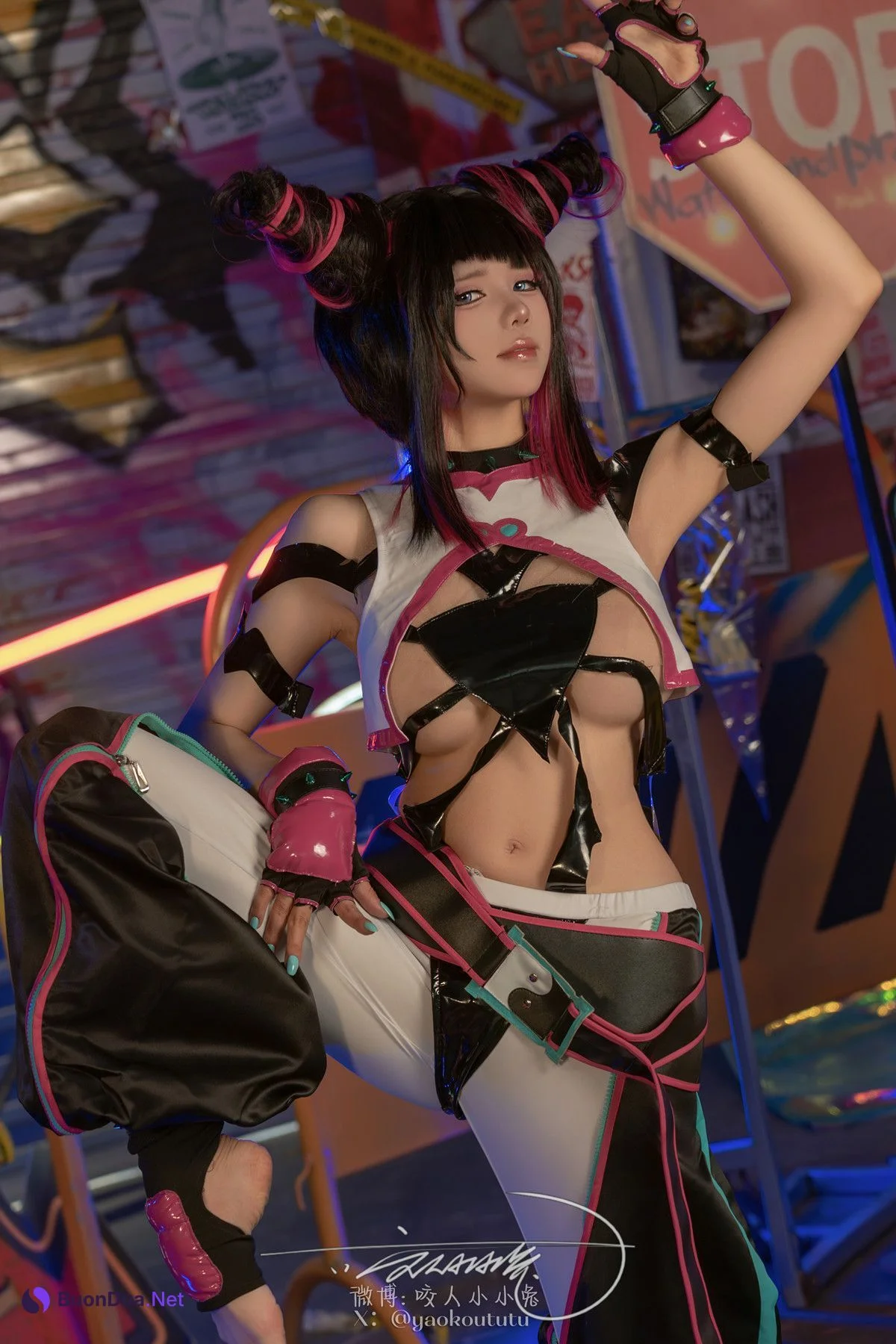 Cosplay 黏黏团子兔 街霸 韩蛛俐 Set.01 - Photo 7