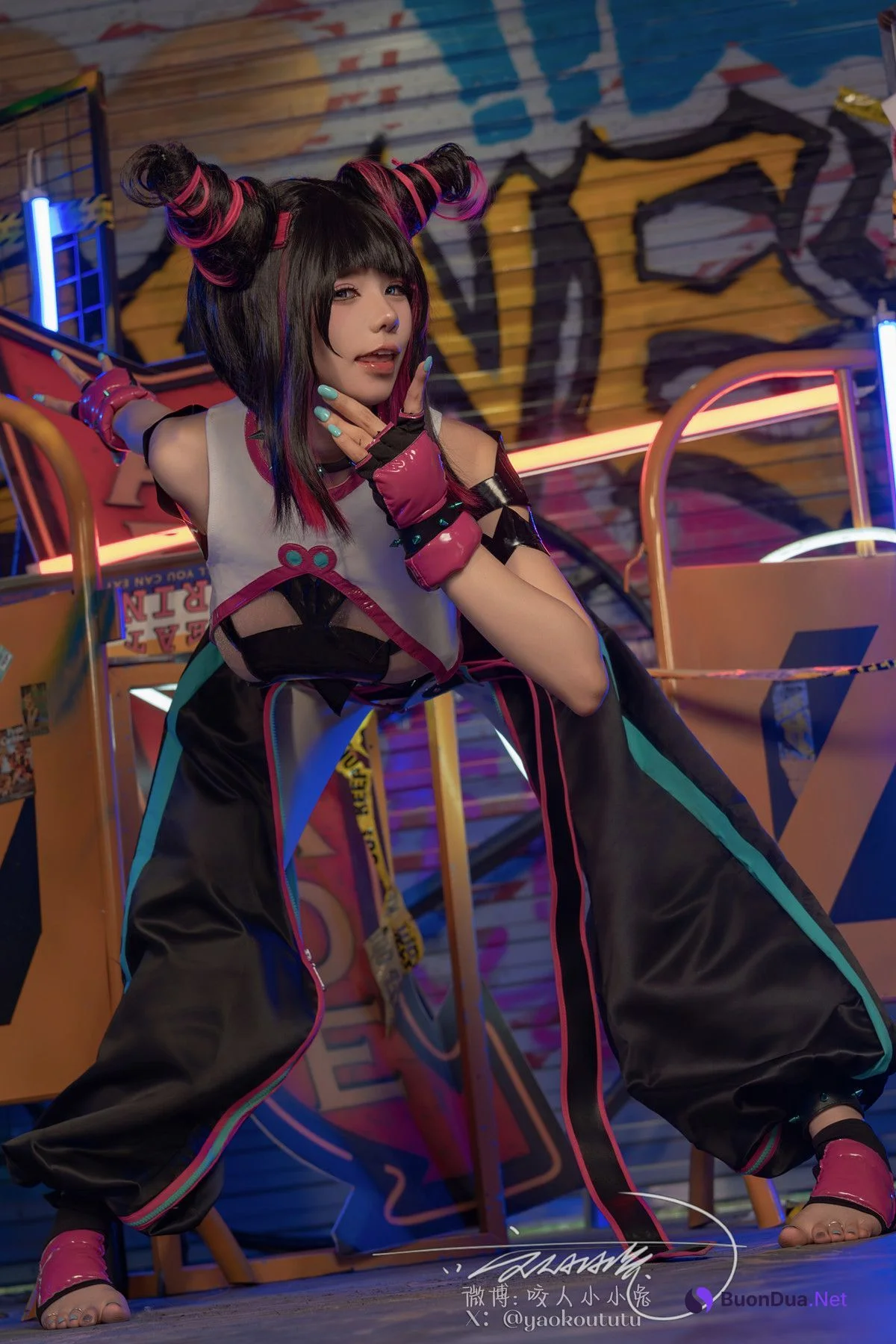 Cosplay 黏黏团子兔 街霸 韩蛛俐 Set.01 - Photo 8