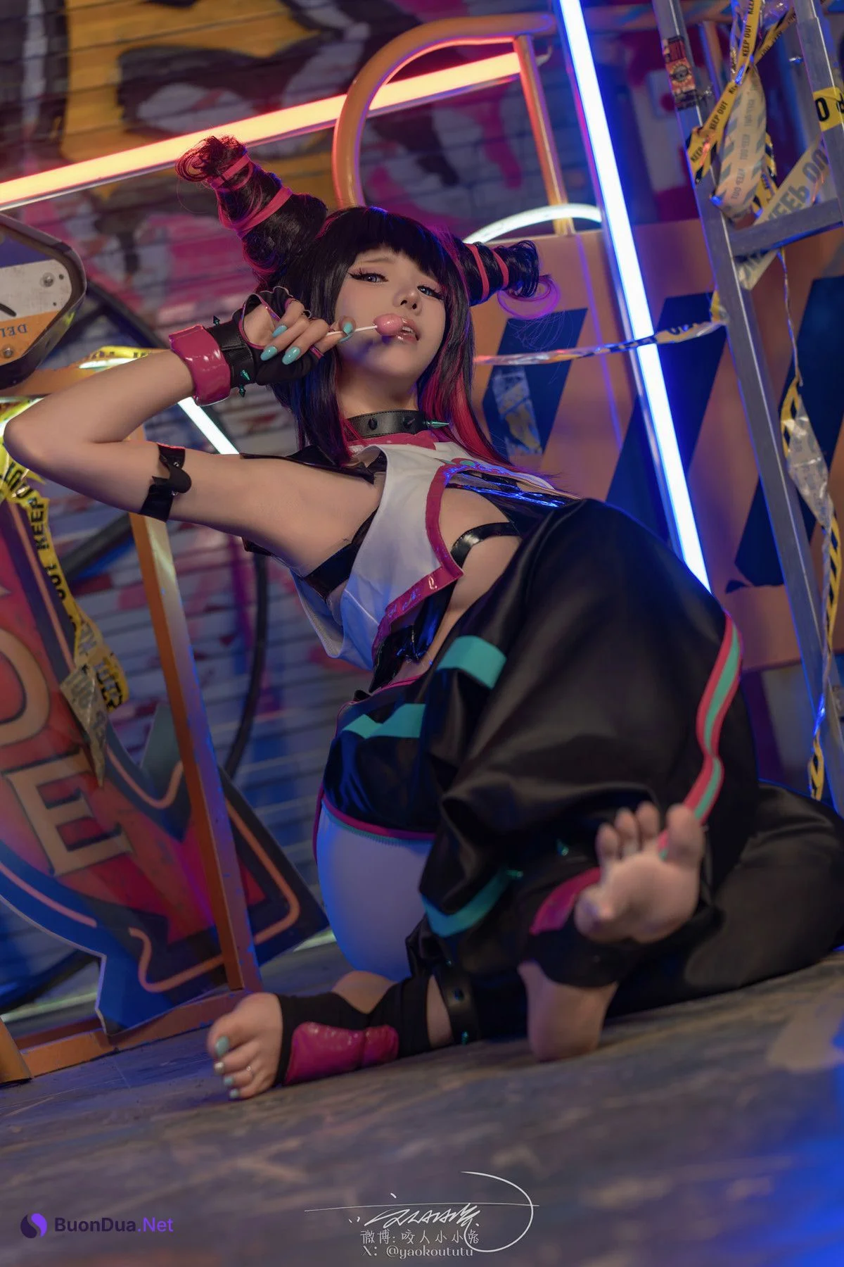 Cosplay 黏黏团子兔 街霸 韩蛛俐 Set.01 - Photo 9