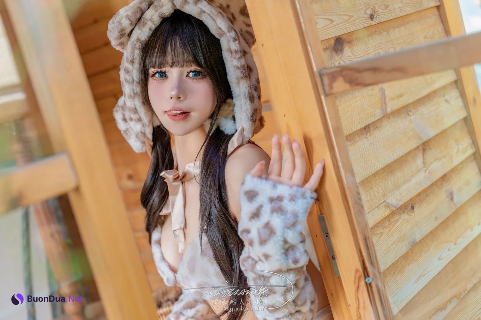 Cosplay 黏黏团子兔 豹猫嗷呜 Set.01 - Photo 19
