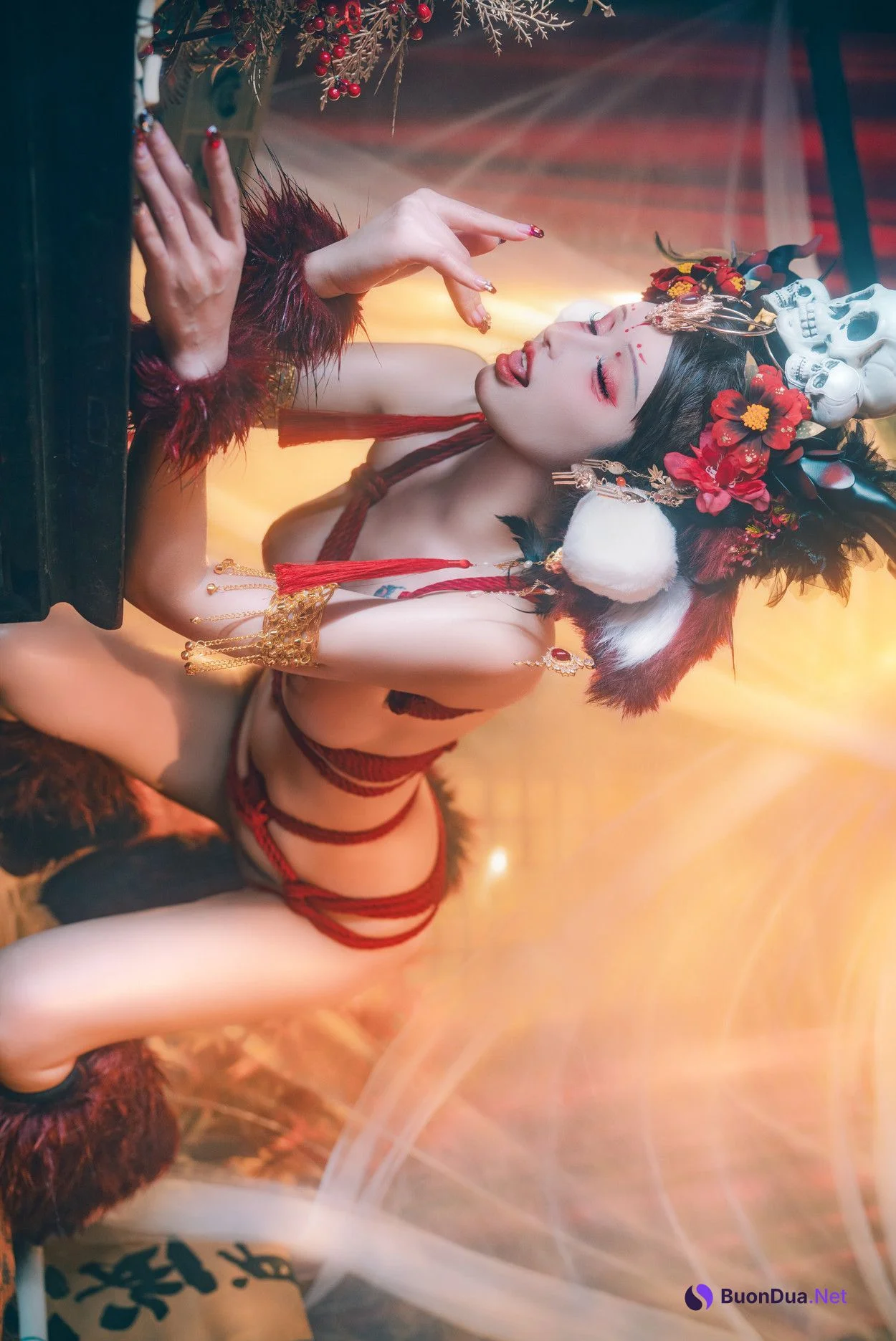 Cosplay 鹿八岁 闯进我家的凶凶年兽 Set.02 - Photo 17