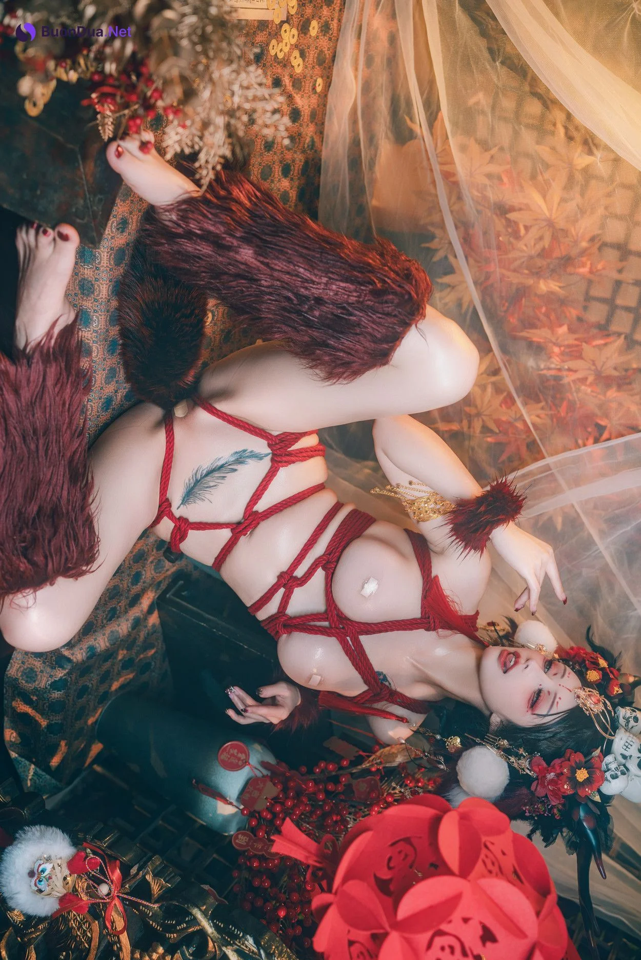 Cosplay 鹿八岁 闯进我家的凶凶年兽 Set.02 - Photo 9