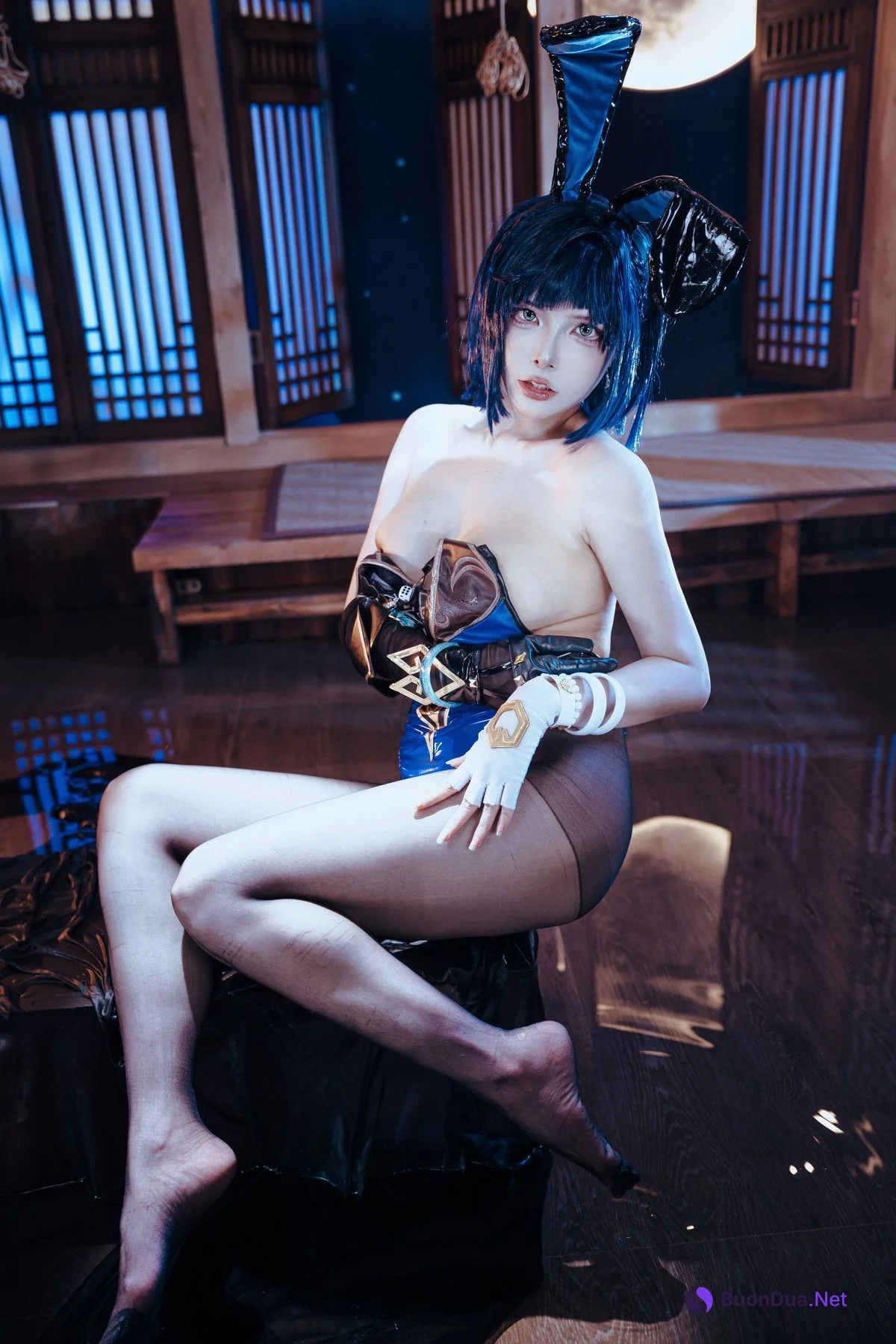 Cosplay 夏小秋秋秋 夜兰 兔女郎 Set.02 - Photo 10