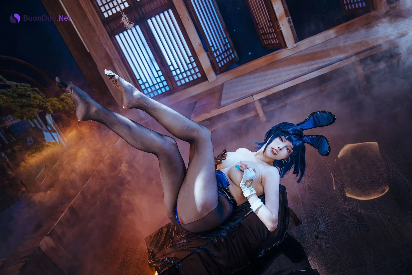 Cosplay 夏小秋秋秋 夜兰 兔女郎 Set.02 - Photo 15