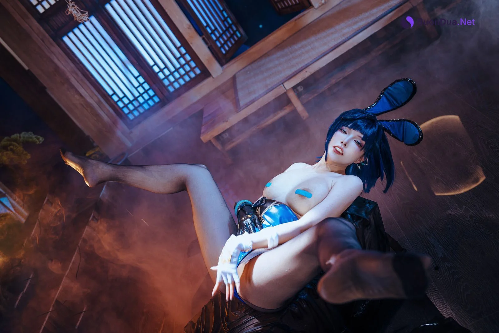 Cosplay 夏小秋秋秋 夜兰 兔女郎 Set.02 - Photo 16