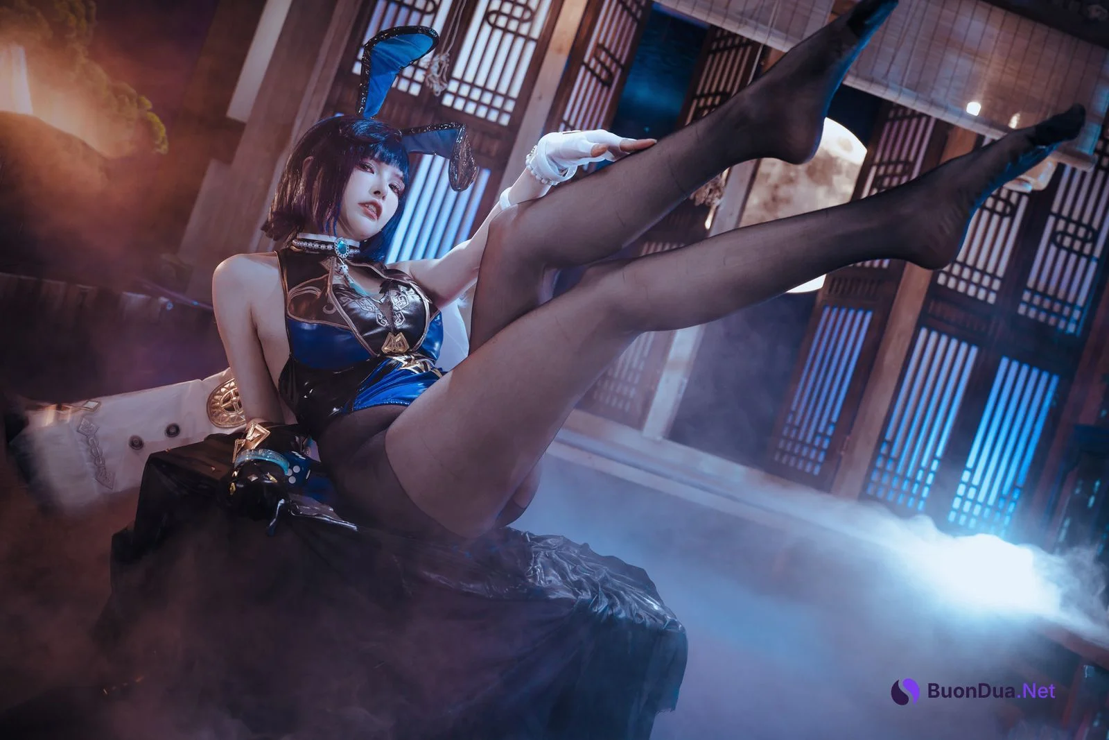 Cosplay 夏小秋秋秋 夜兰 兔女郎 Set.02 - Photo 3
