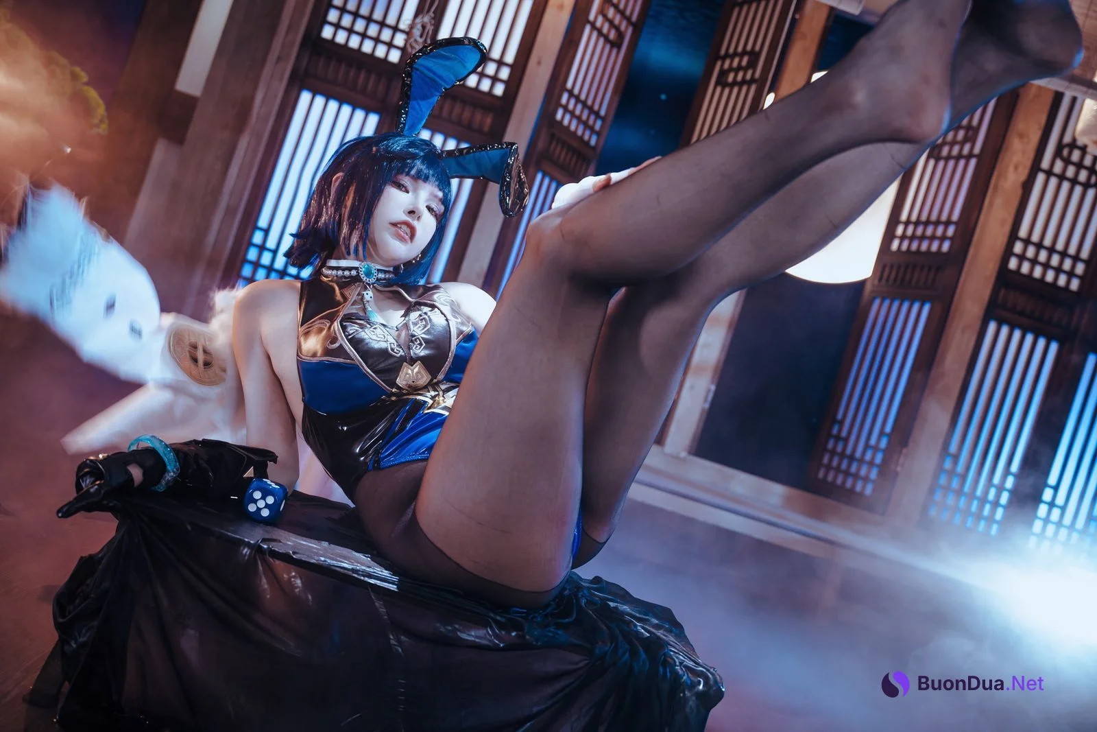 Cosplay 夏小秋秋秋 夜兰 兔女郎 Set.02 - Photo 5