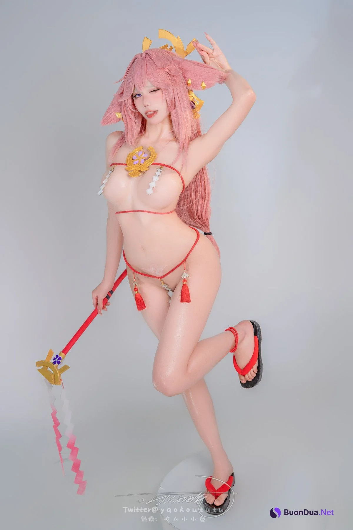 Cosplay 黏黏团子兔 春江水暖 神子贺岁 Set.02 - Photo 5