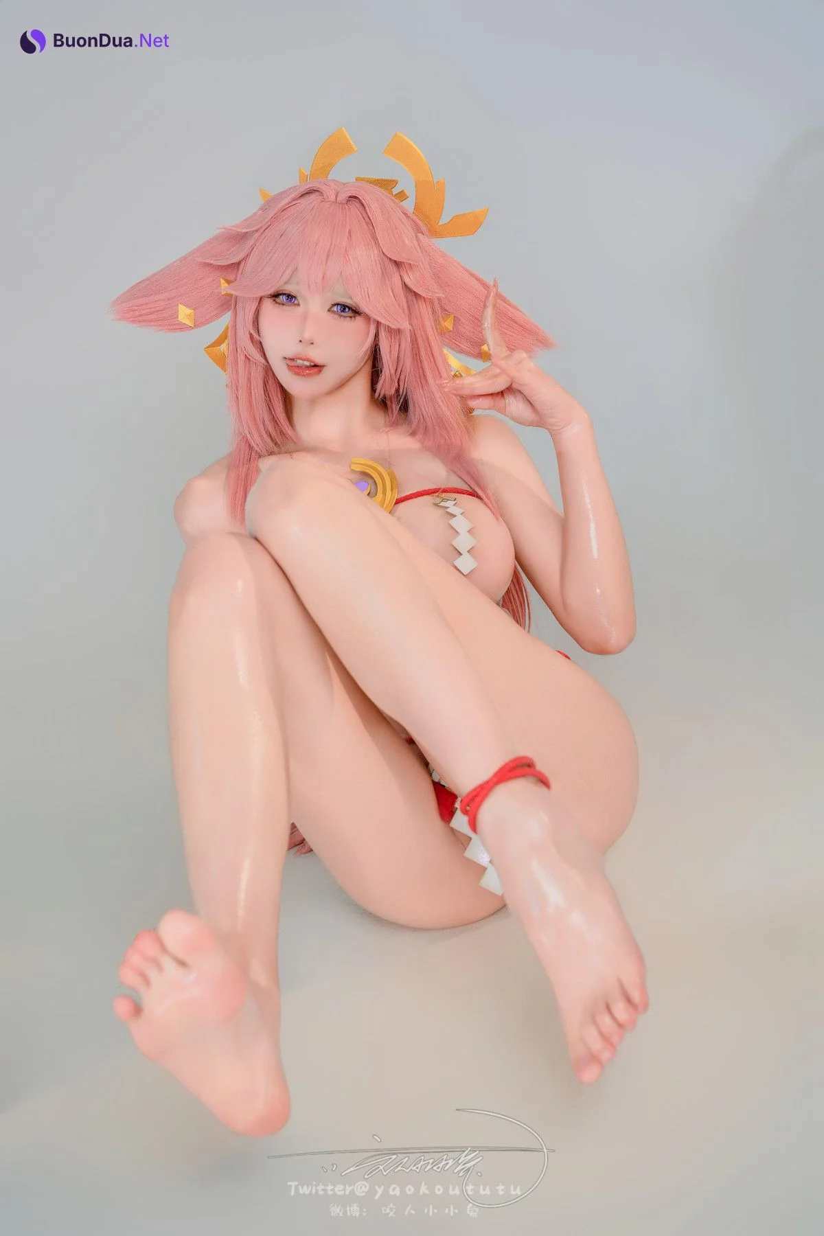 Cosplay 黏黏团子兔 春江水暖 神子贺岁 Set.02 - Photo 8
