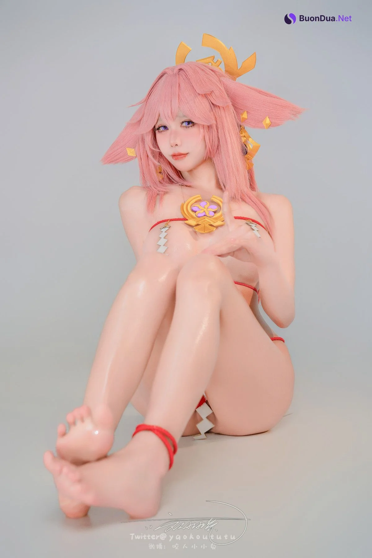 Cosplay 黏黏团子兔 春江水暖 神子贺岁 Set.02 - Photo 9