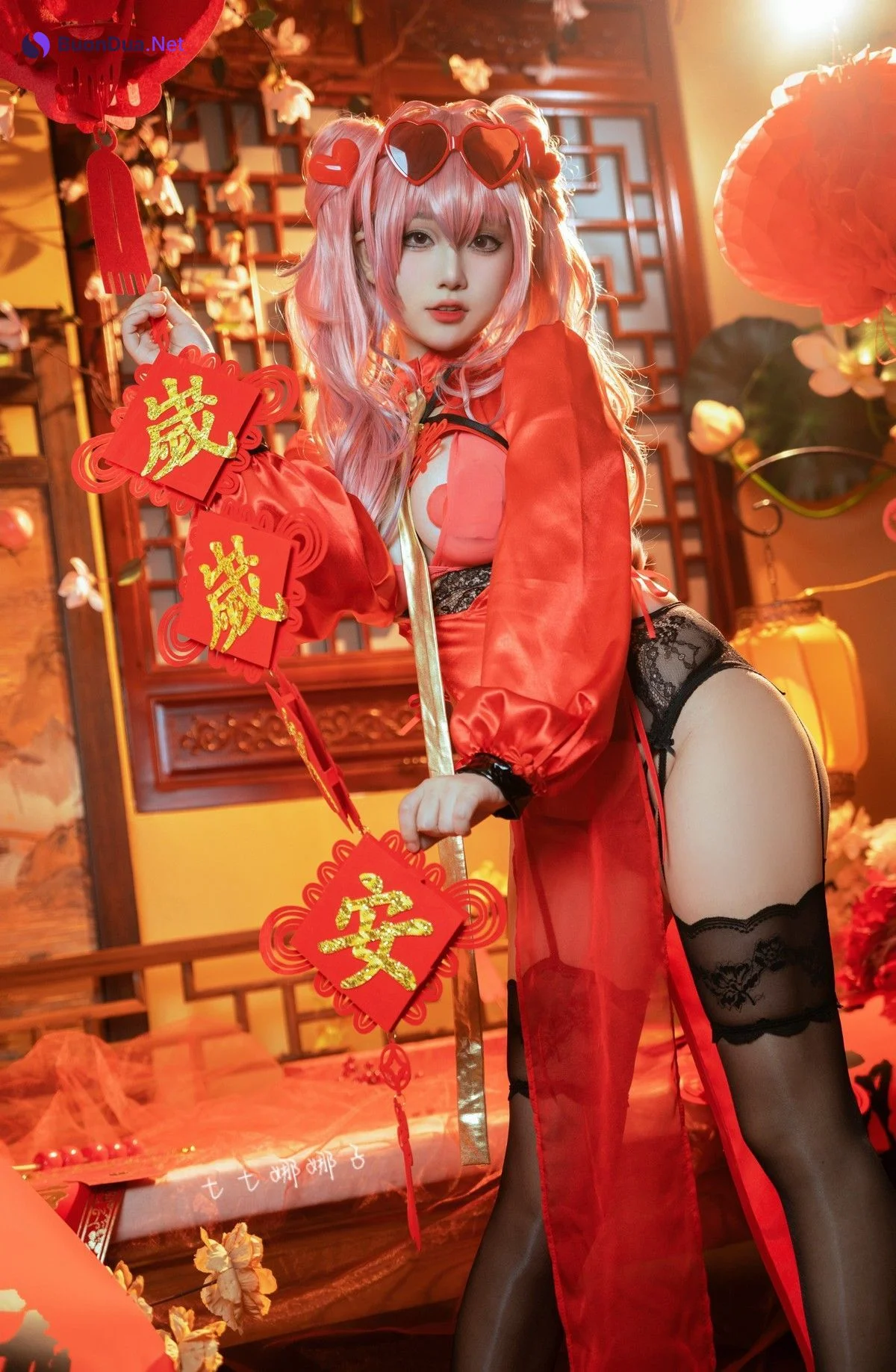 Cosplay 七七娜娜子 布莱默顿新春旗袍 Set.02 - Photo 15