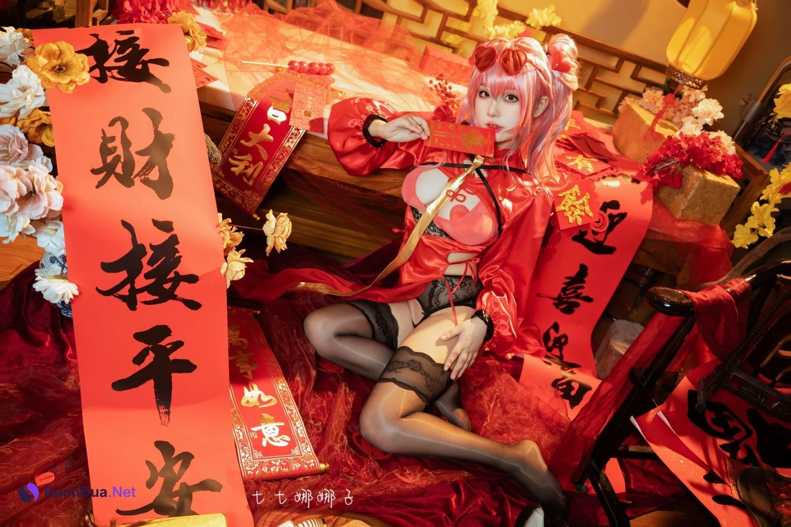 Cosplay 七七娜娜子 布莱默顿新春旗袍 Set.02 - Photo 3