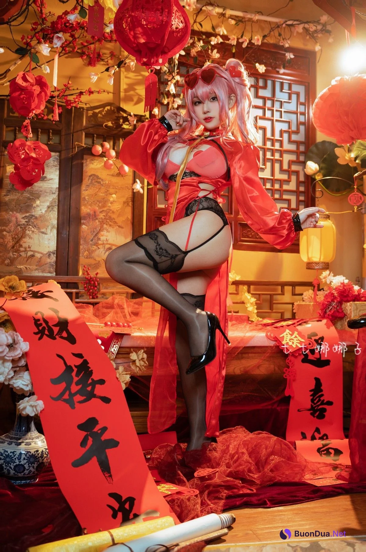 Cosplay 七七娜娜子 布莱默顿新春旗袍 Set.02 - Photo 9