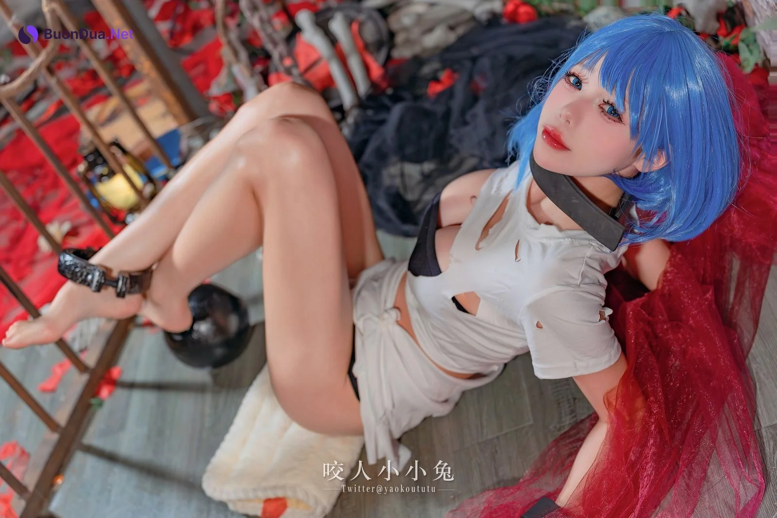 Cosplay 黏黏团子兔 恰巴耶夫的救赎 Set.02 - Photo 17