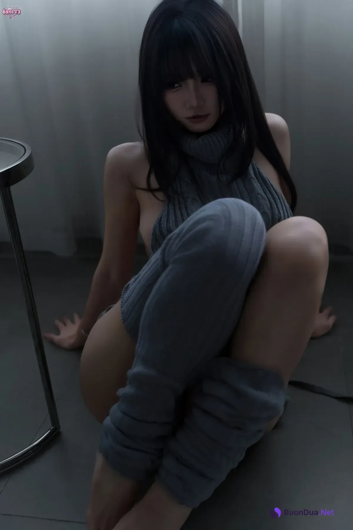 Cosplay 柒柒要乖哦 – 居家毛衣 Set.02 - Photo 18
