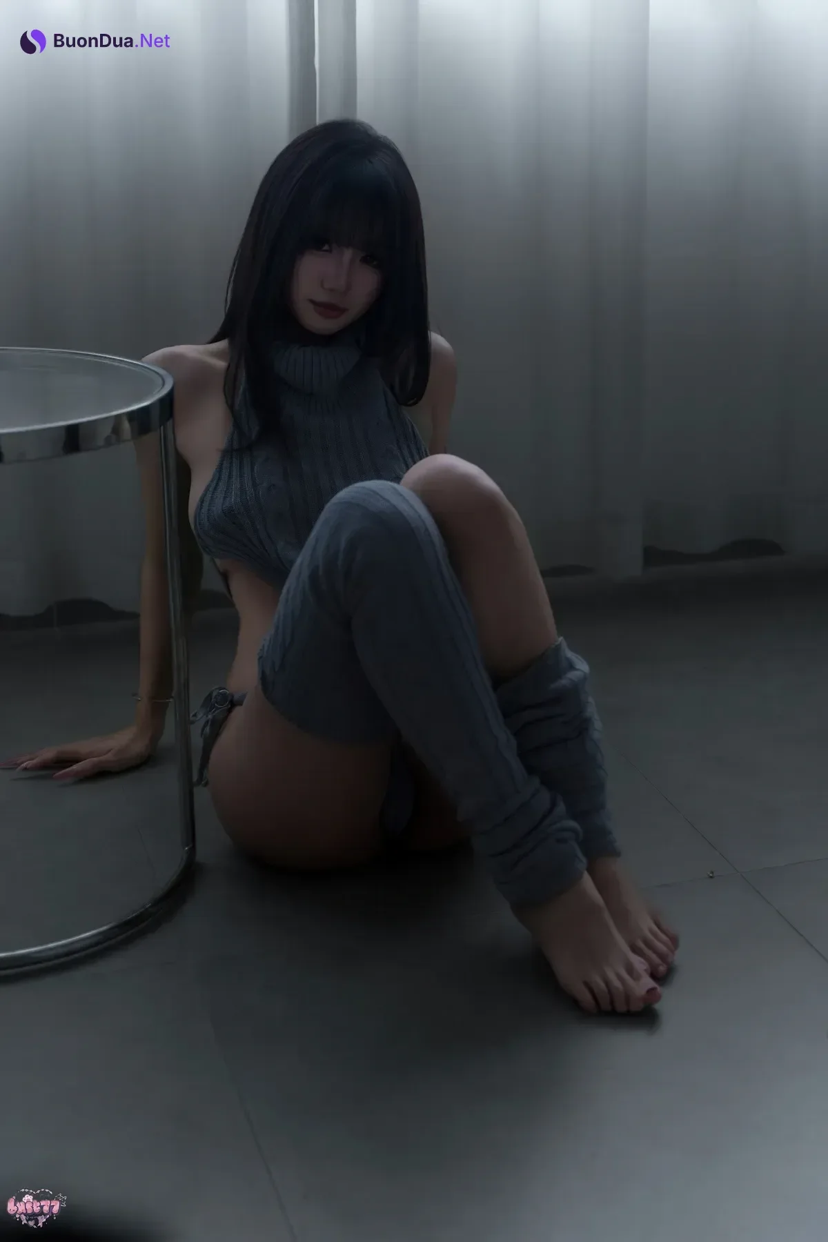 Cosplay 柒柒要乖哦 – 居家毛衣 Set.02 - Photo 19