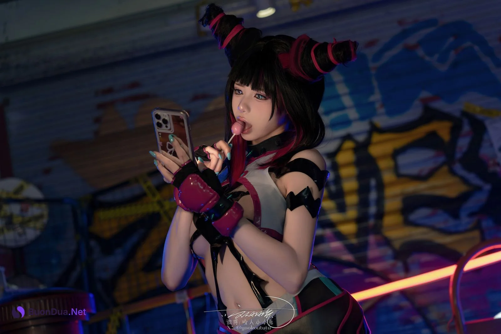 Cosplay 黏黏团子兔 街霸 韩蛛俐 Set.02 - Photo 3