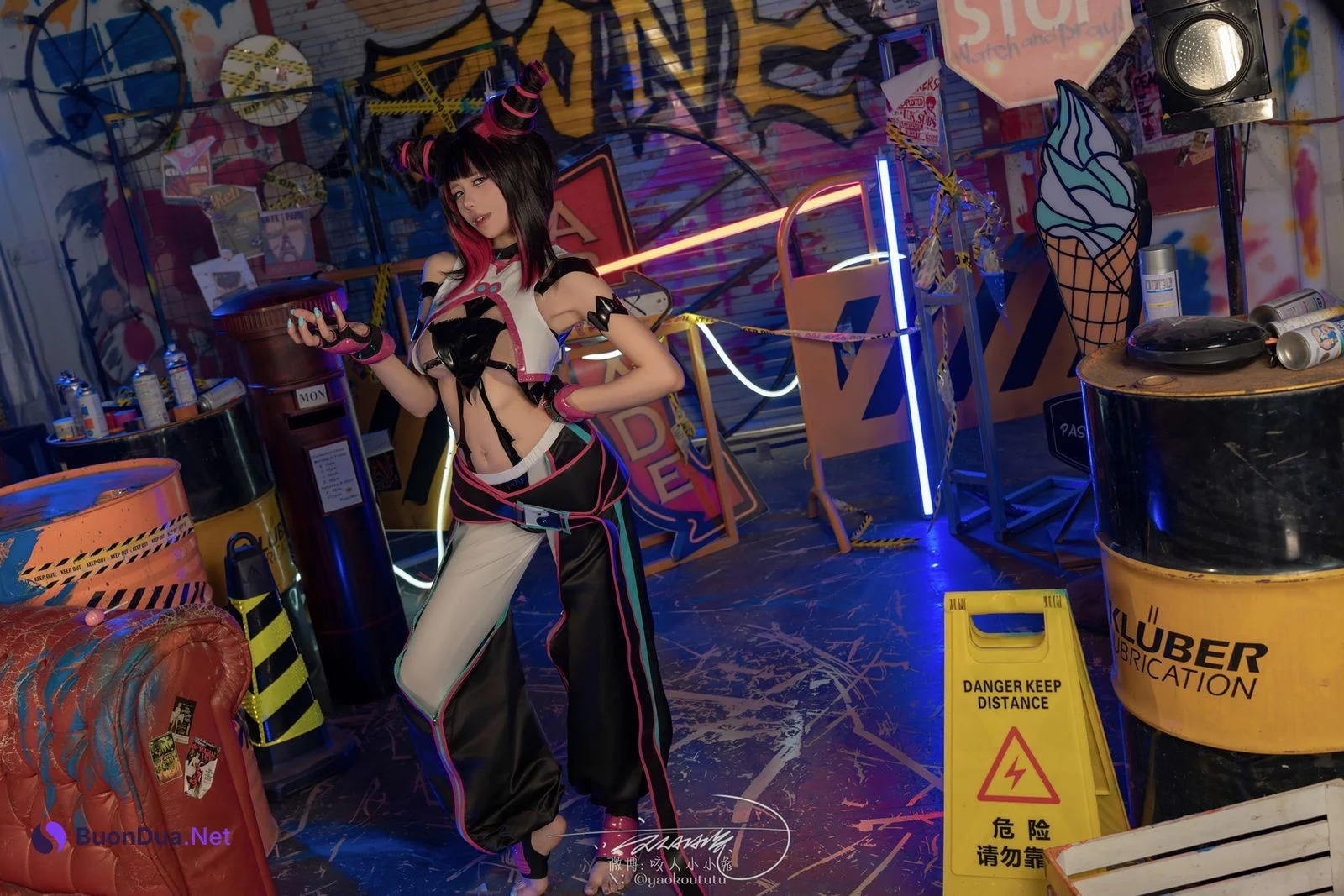 Cosplay 黏黏团子兔 街霸 韩蛛俐 Set.02 - Photo 5