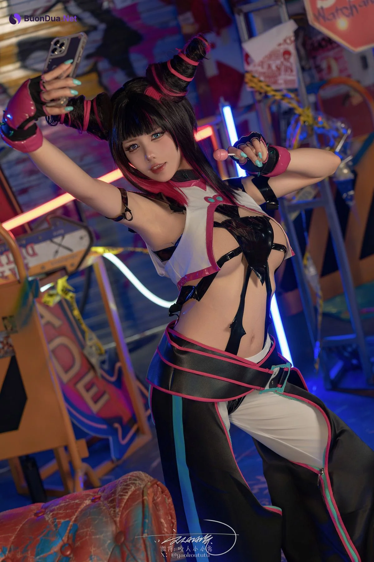 Cosplay 黏黏团子兔 街霸 韩蛛俐 Set.02 - Photo 7