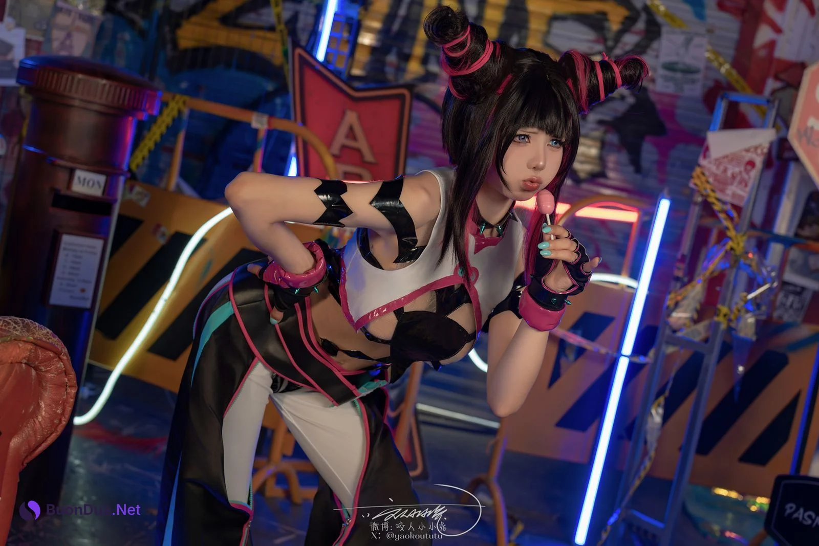 Cosplay 黏黏团子兔 街霸 韩蛛俐 Set.02 - Photo 8