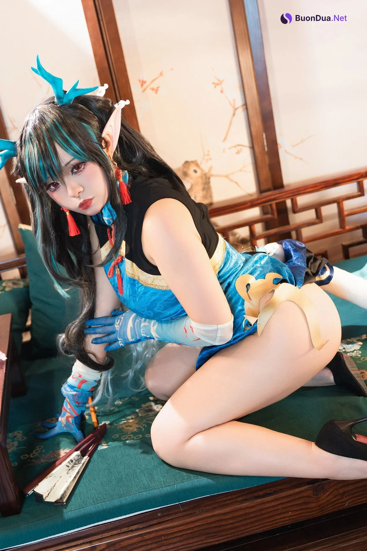 Cosplay 小和甜酒 & 橙风千雅 明日方舟年夕中式双人御守 Set.02 - Photo 15