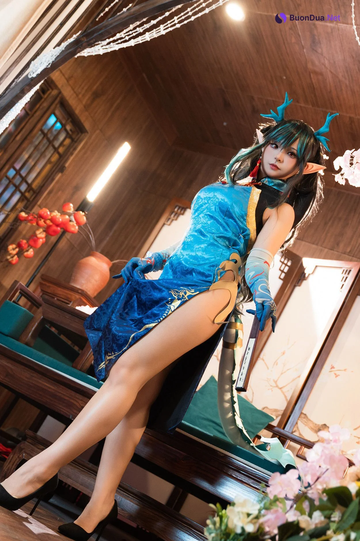 Cosplay 小和甜酒 & 橙风千雅 明日方舟年夕中式双人御守 Set.02 - Photo 2