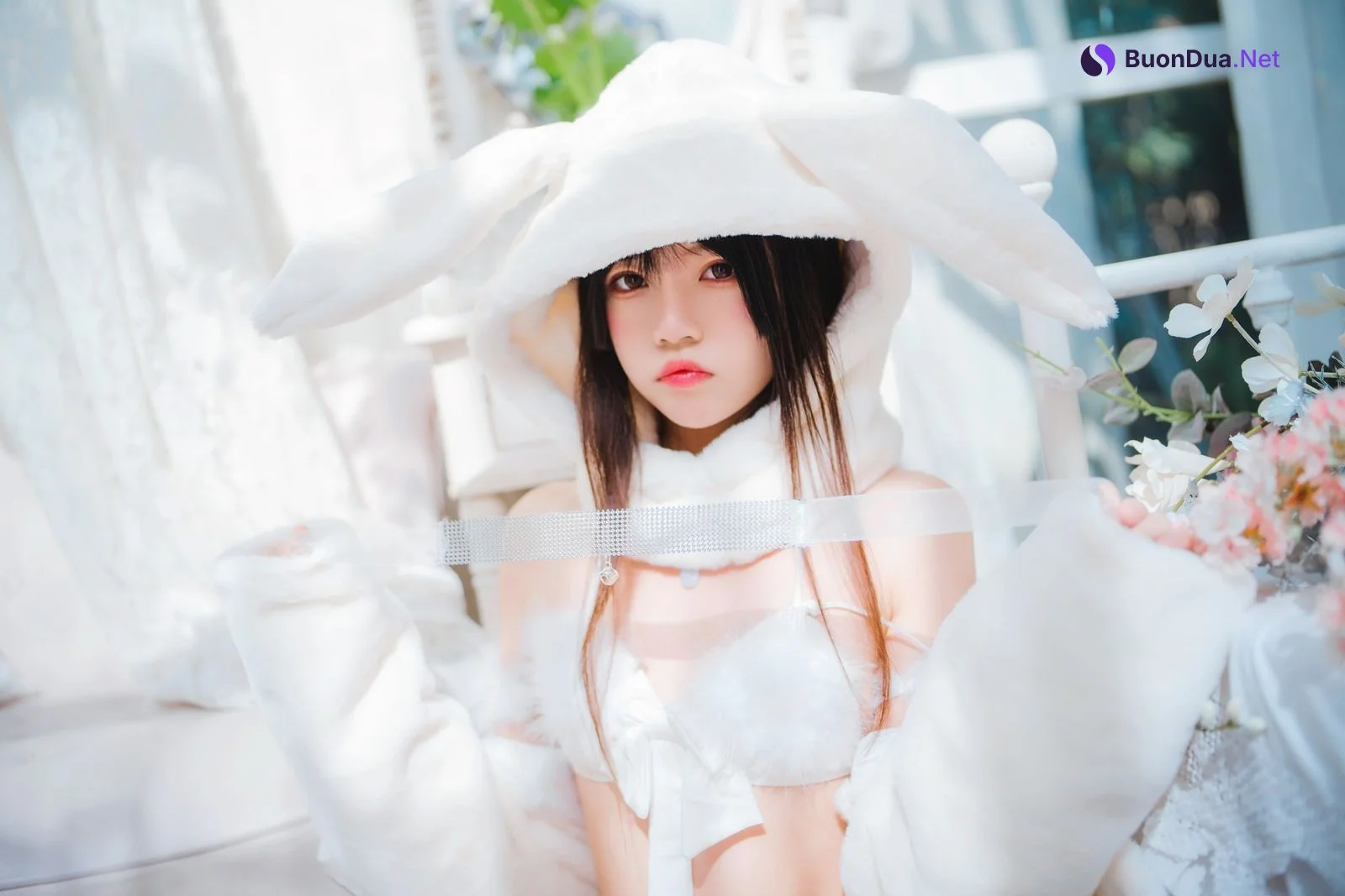 Cosplay 桜桃喵 小白兔 Set.02 - Photo 8