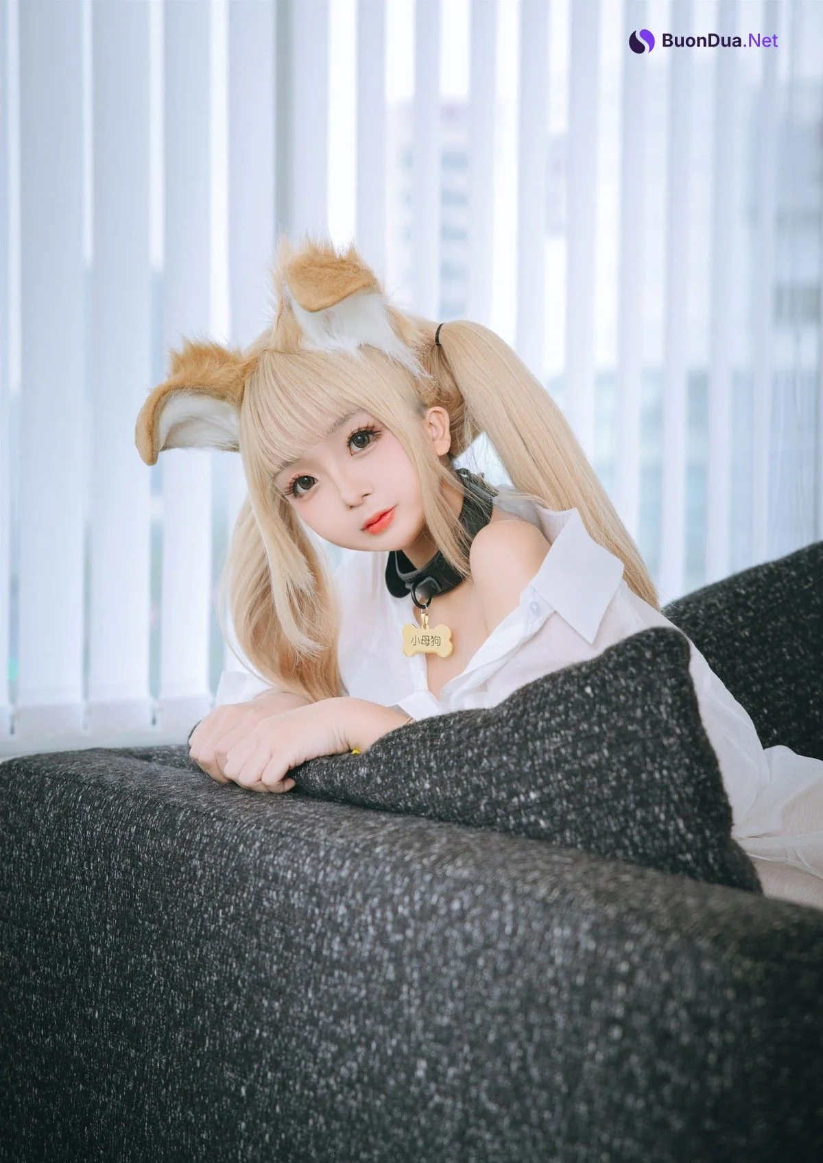 Cosplay 日奈娇 衬衫小狗 Set.02 - Photo 4