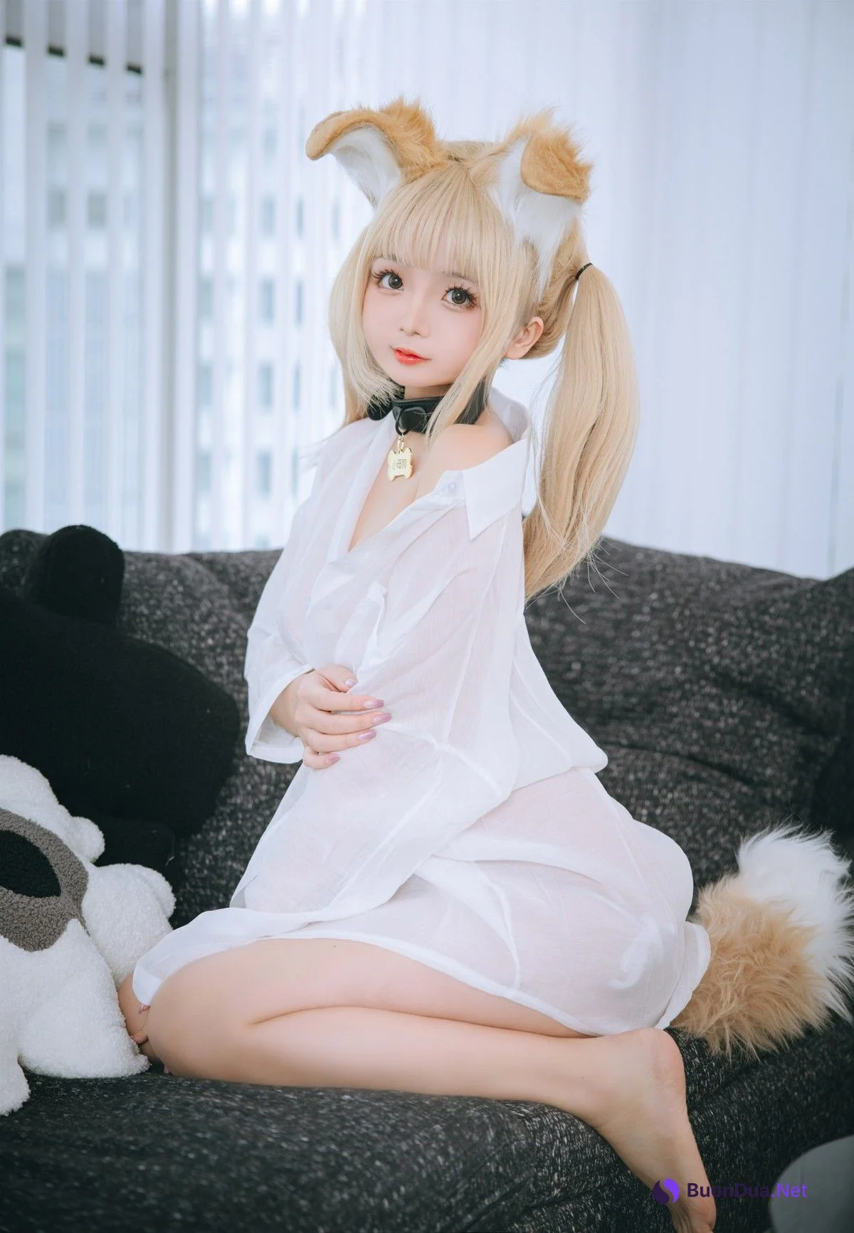 Cosplay 日奈娇 衬衫小狗 Set.02 - Photo 6