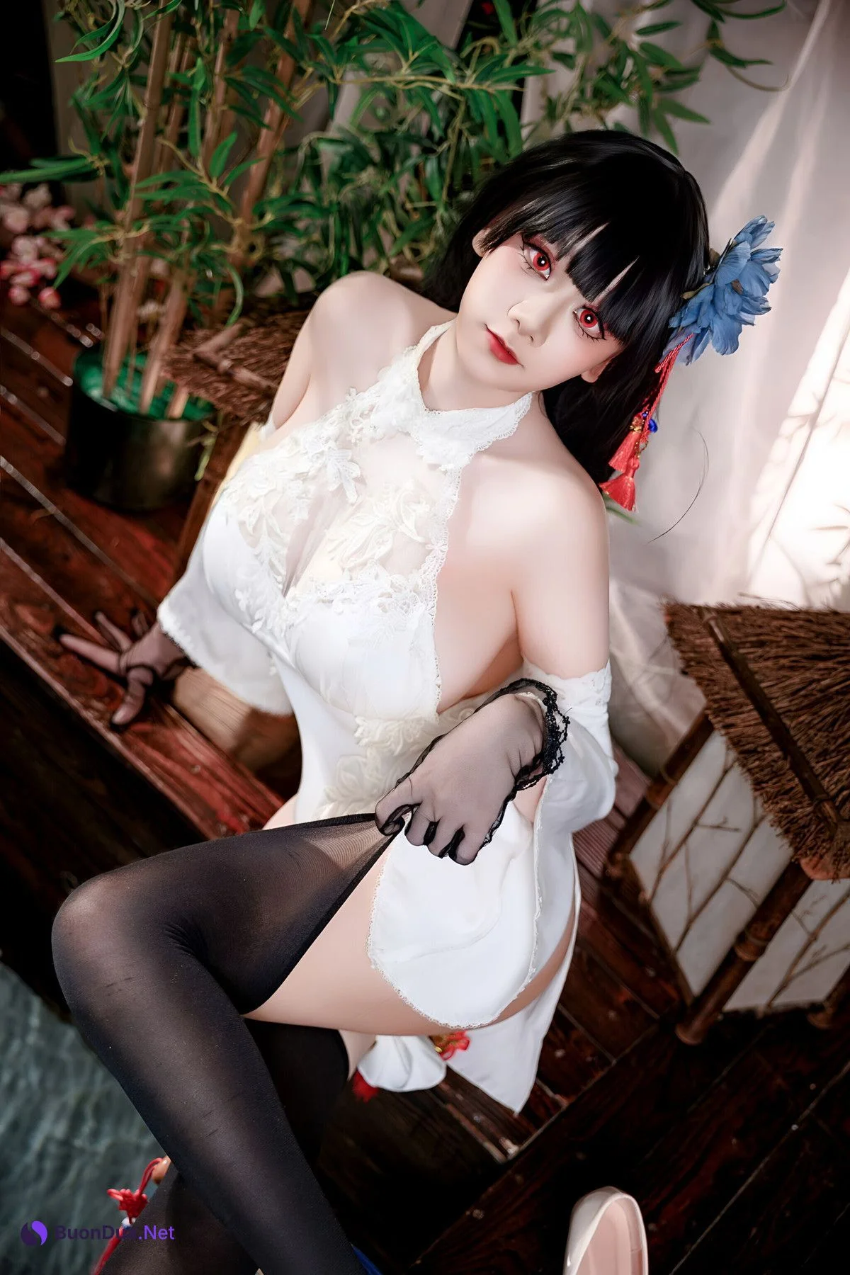 Cosplay 阿雪雪 – 碧蓝航线 逸仙 中式 Set.02 - Photo 12