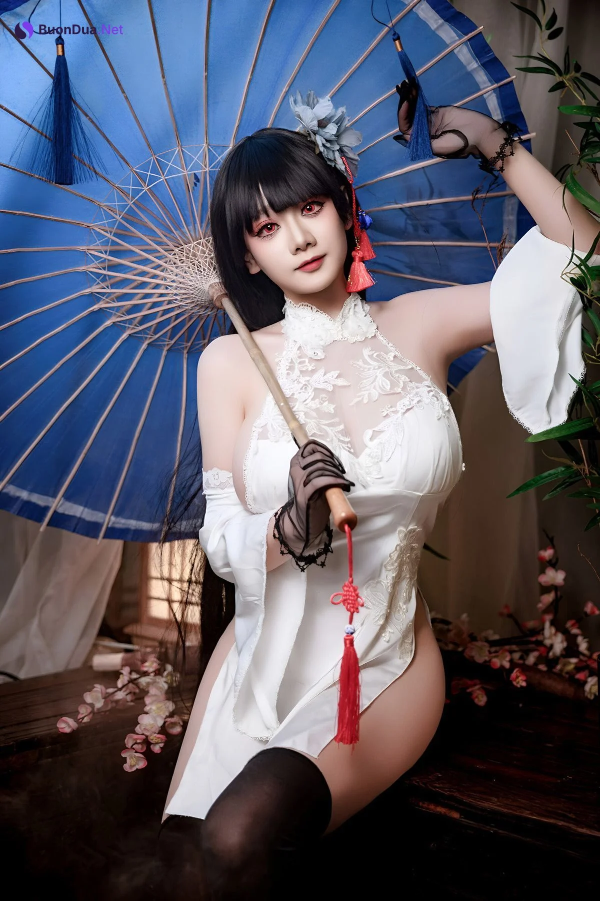 Cosplay 阿雪雪 – 碧蓝航线 逸仙 中式 Set.02 - Photo 18