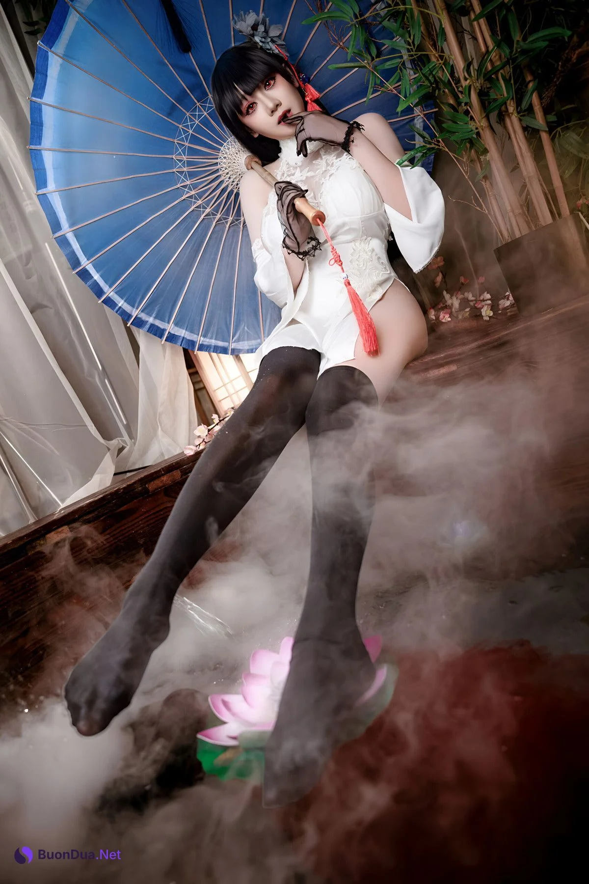 Cosplay 阿雪雪 – 碧蓝航线 逸仙 中式 Set.02 - Photo 19