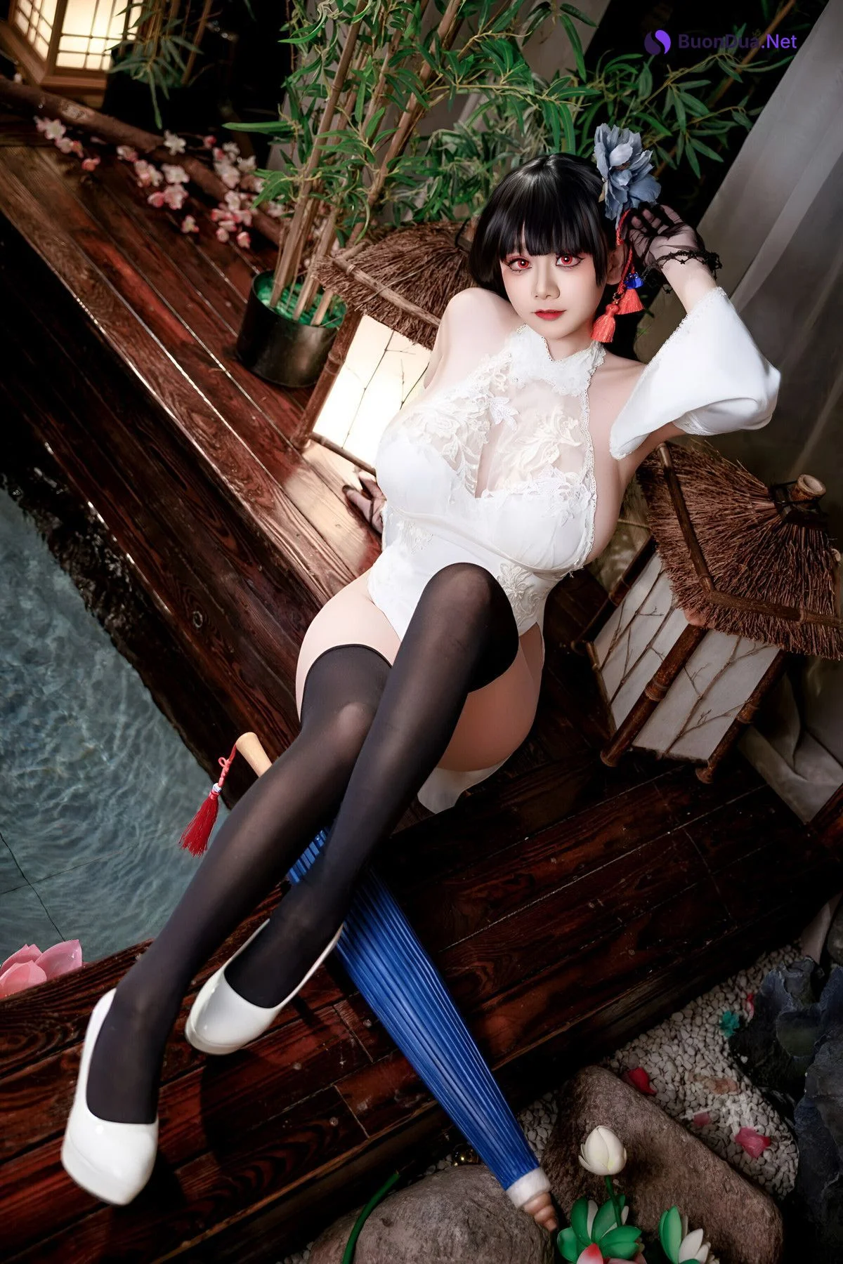 Cosplay 阿雪雪 – 碧蓝航线 逸仙 中式 Set.02 - Photo 8