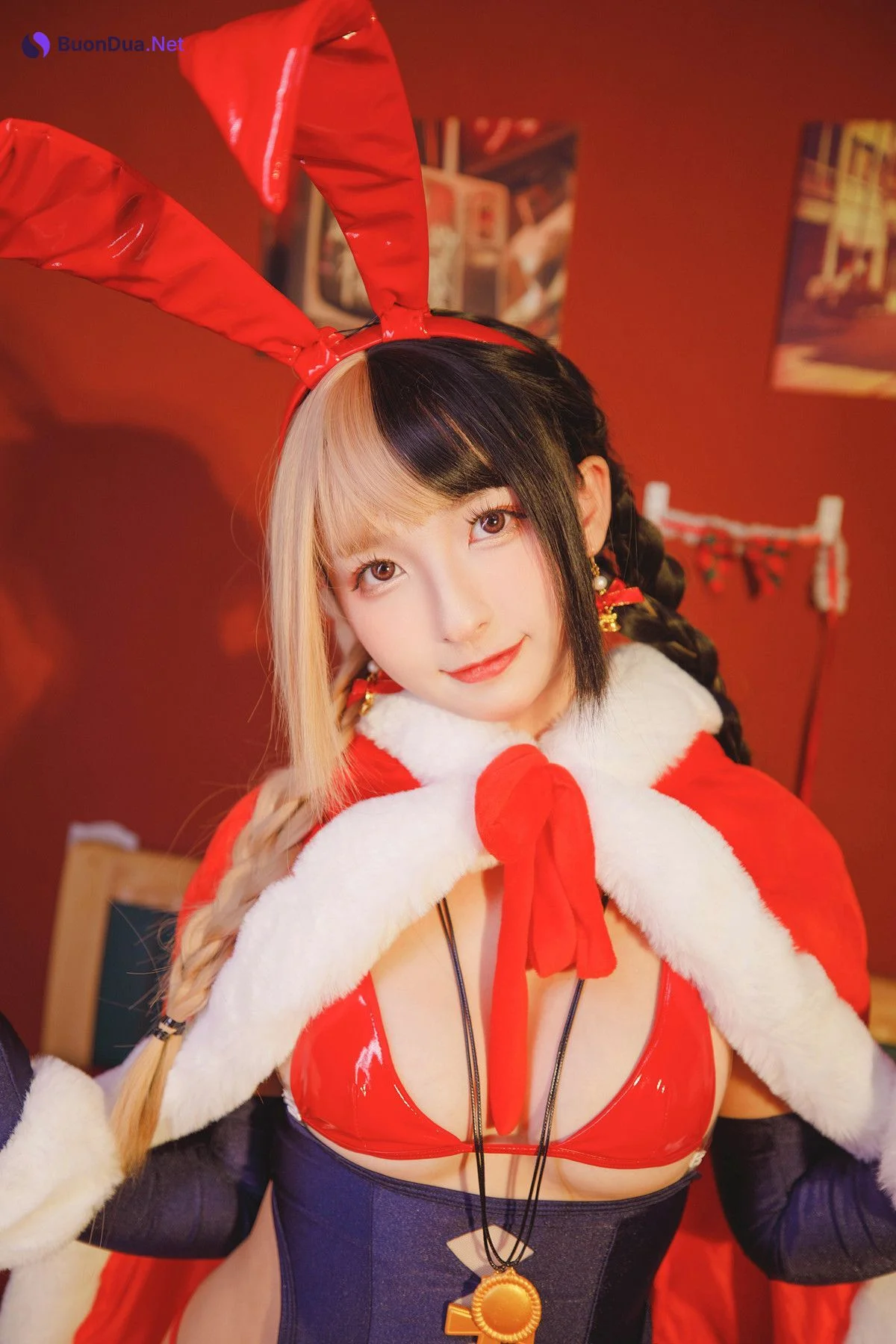 Cosplay 神楽坂真冬 绝对企画-圣诞小鹿《鹿の恩返し》 Set.02 - Photo 3