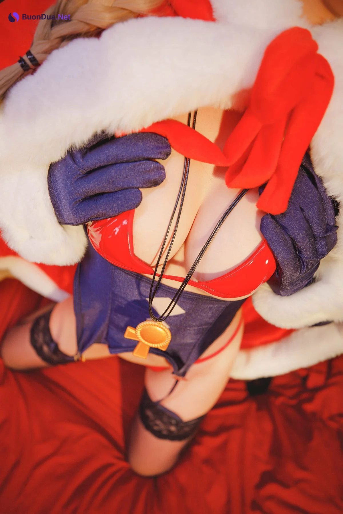Cosplay 神楽坂真冬 绝对企画-圣诞小鹿《鹿の恩返し》 Set.02 - Photo 6