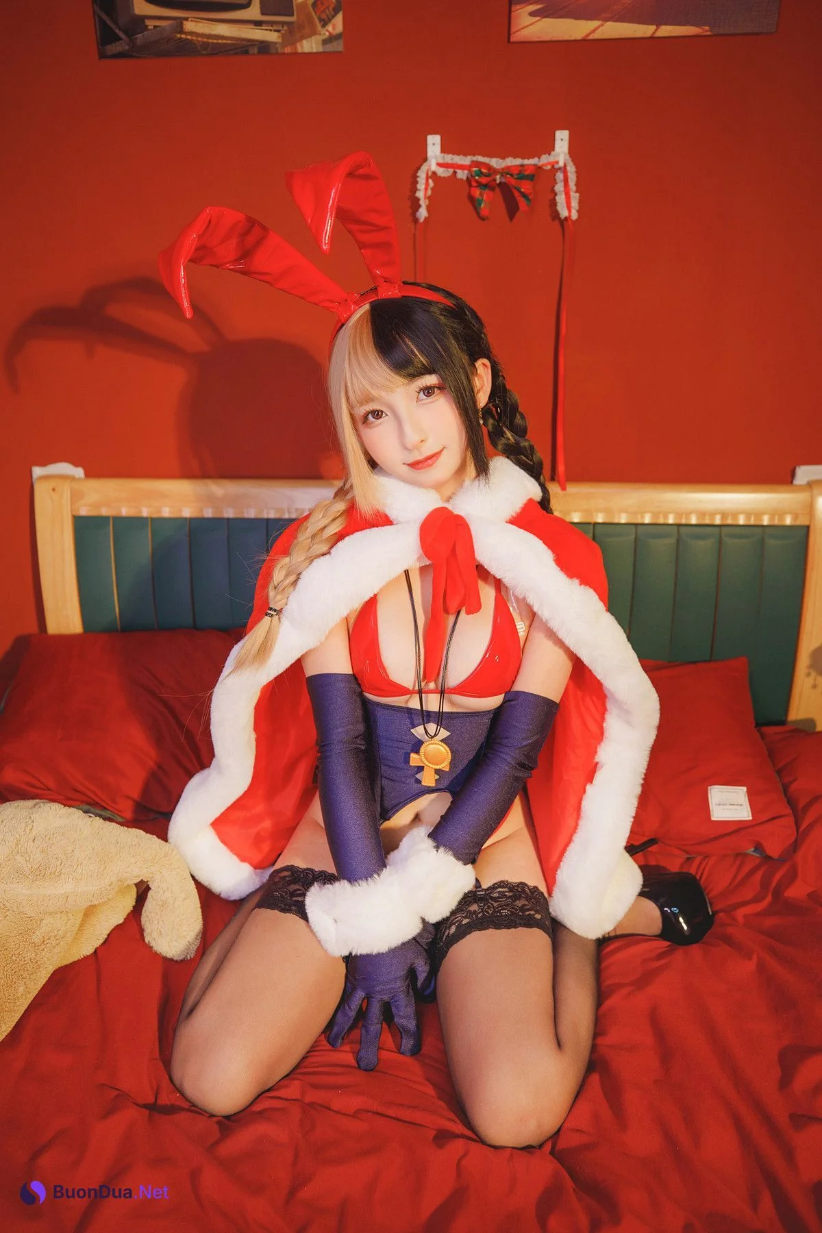 Cosplay 神楽坂真冬 绝对企画-圣诞小鹿《鹿の恩返し》 Set.02 - Photo 9
