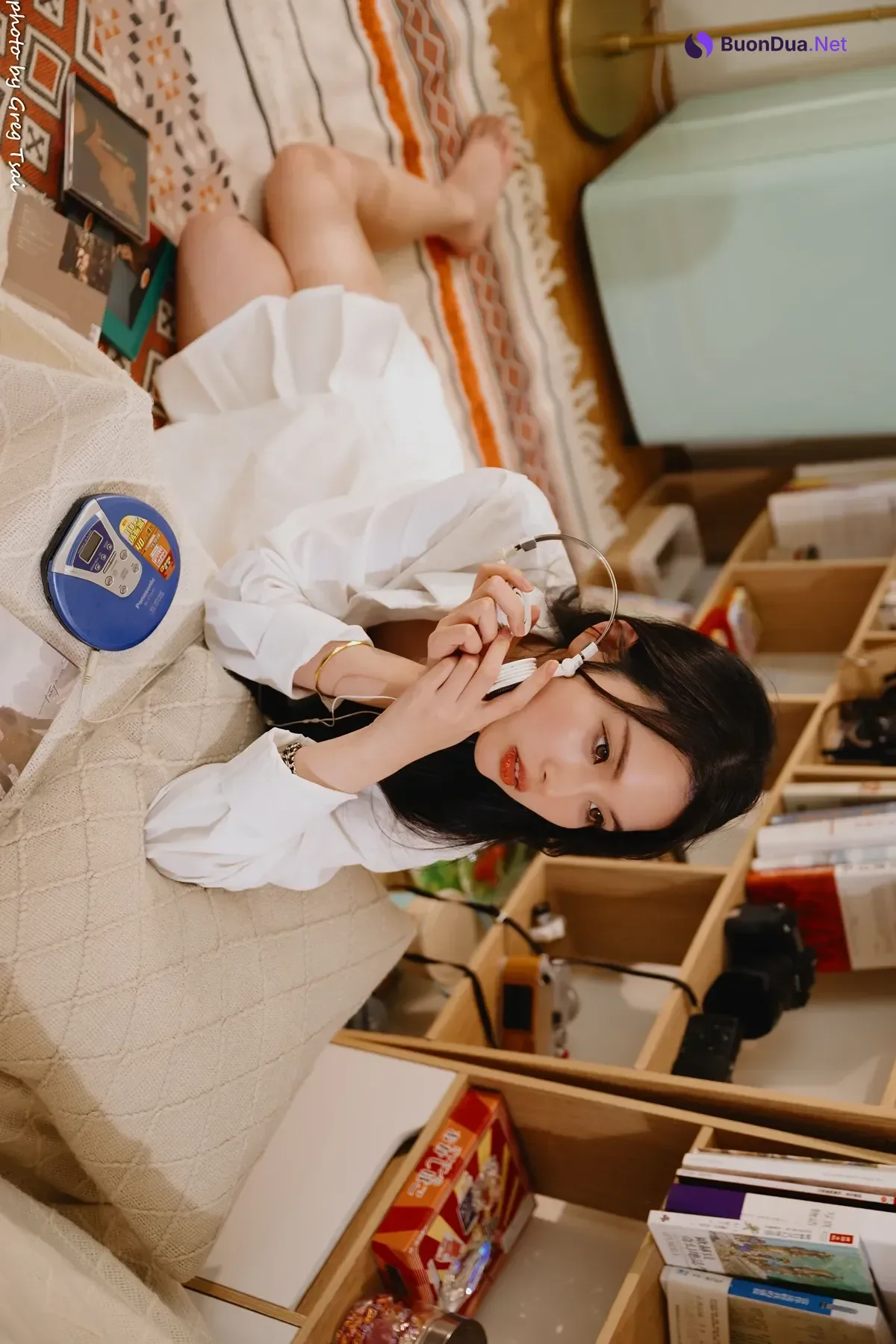 Cosplay 米浆 – 卧室百褶裙 Set.02 - Photo 16
