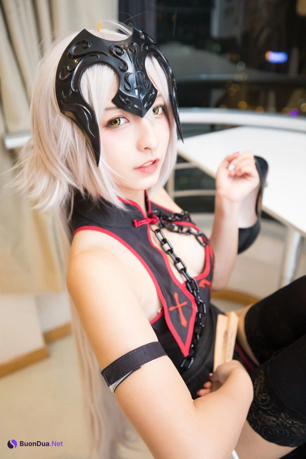 Cosplay 神楽坂真冬 电子相册-旗袍黑贞 Set.02 - Photo 10