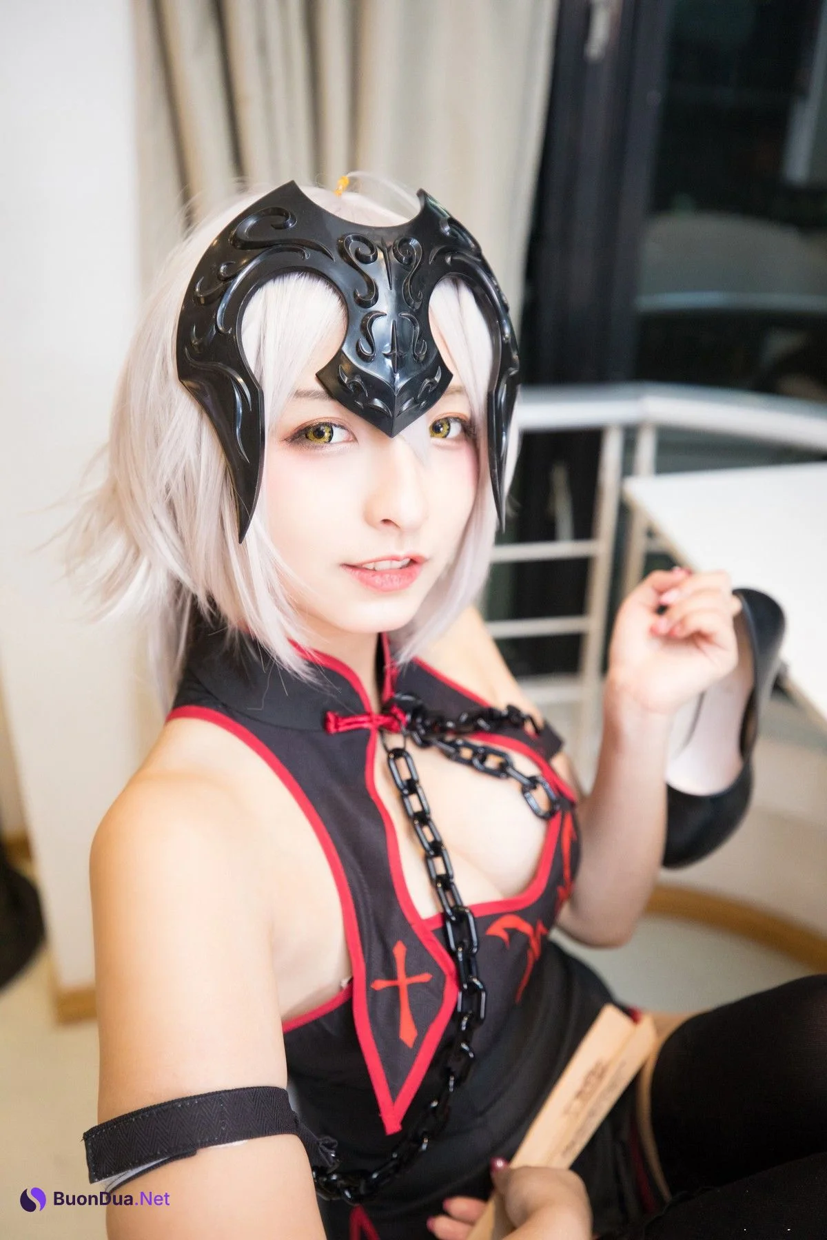 Cosplay 神楽坂真冬 电子相册-旗袍黑贞 Set.02 - Photo 11