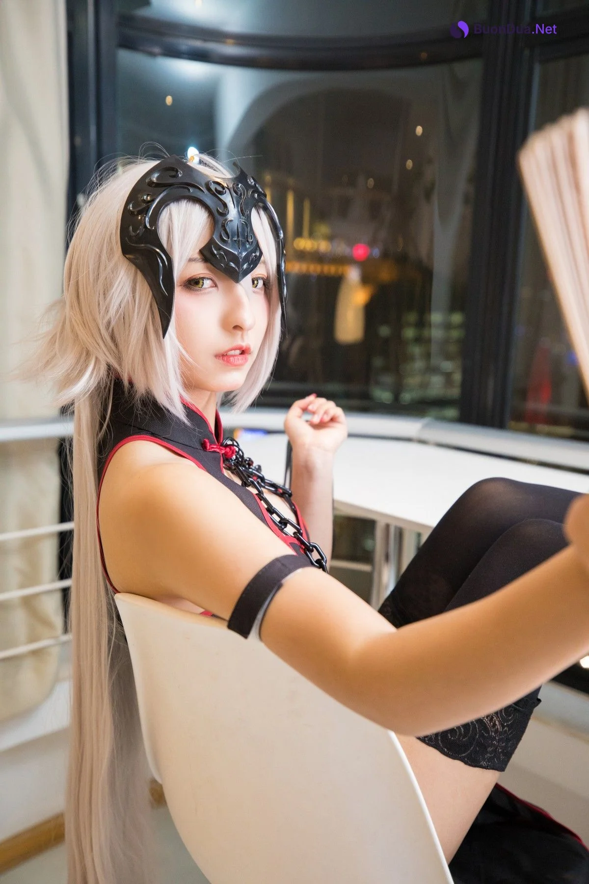 Cosplay 神楽坂真冬 电子相册-旗袍黑贞 Set.02 - Photo 13