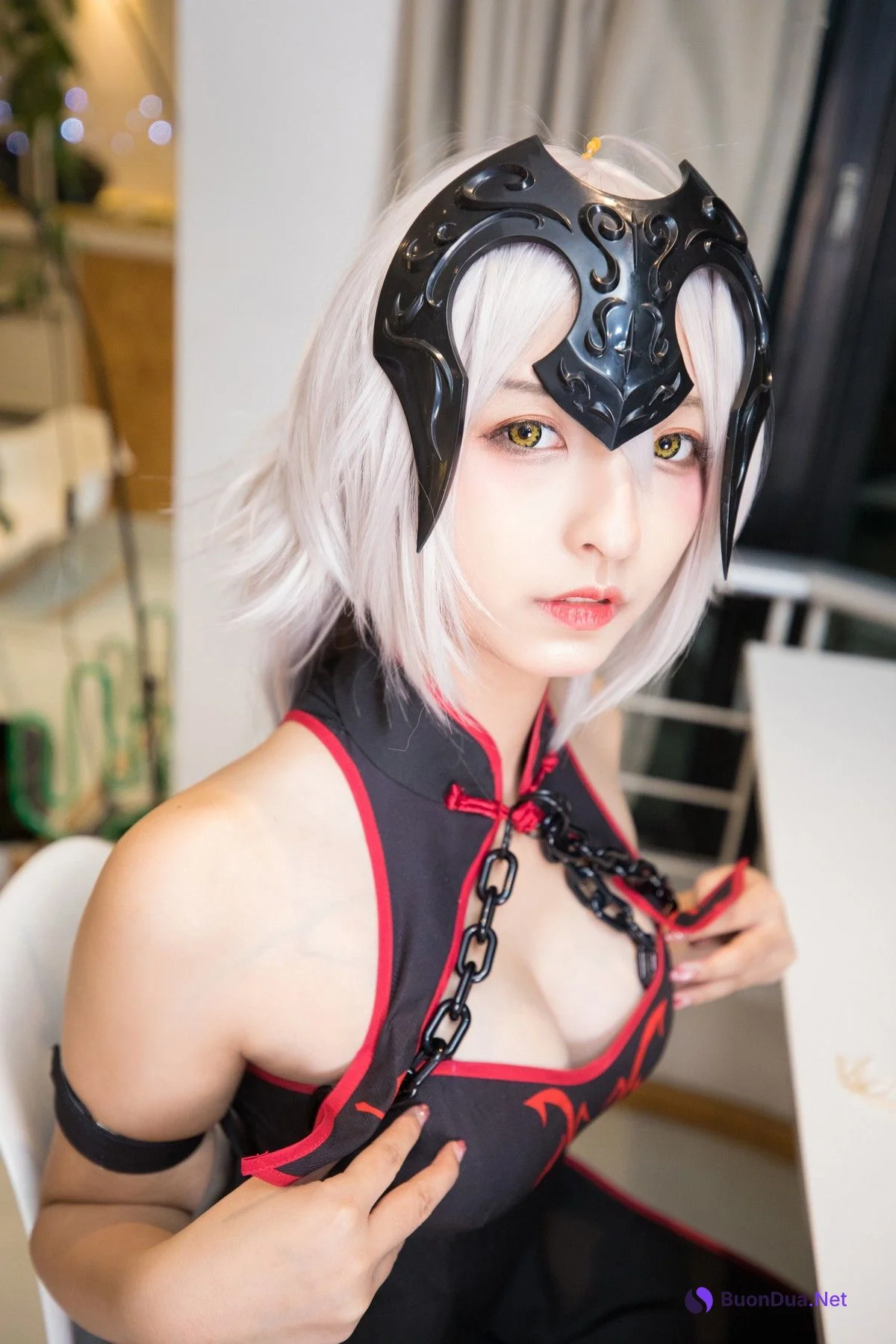 Cosplay 神楽坂真冬 电子相册-旗袍黑贞 Set.02 - Photo 17
