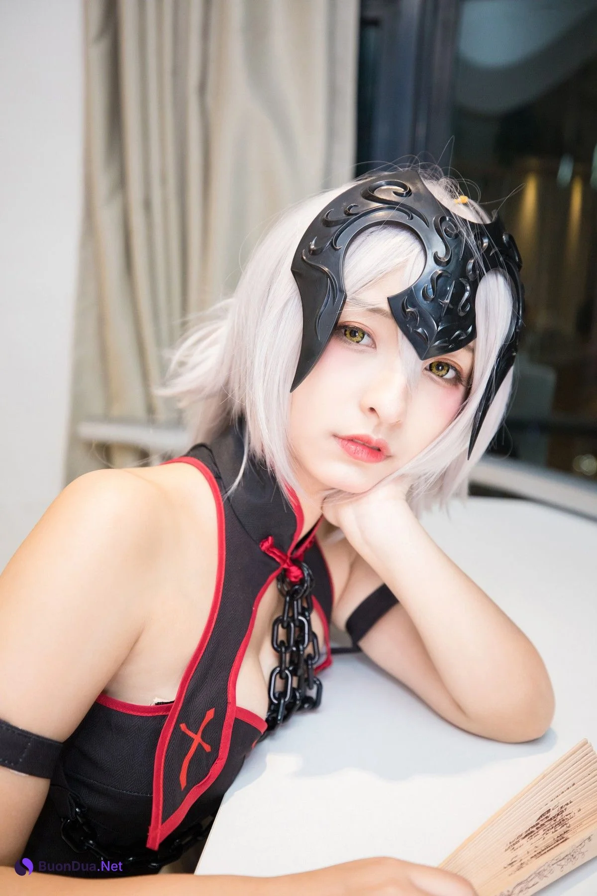 Cosplay 神楽坂真冬 电子相册-旗袍黑贞 Set.02 - Photo 19