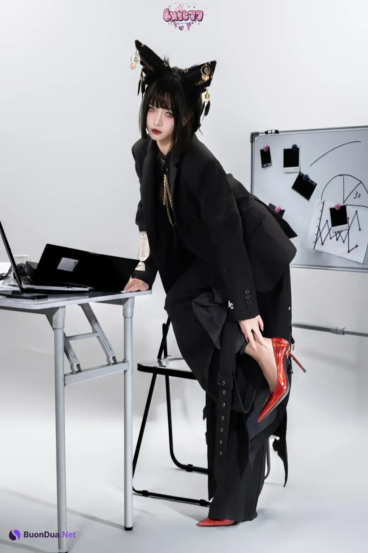 Cosplay 柒柒要乖哦 – 黑·阿努比斯 Set.02 - Photo 2
