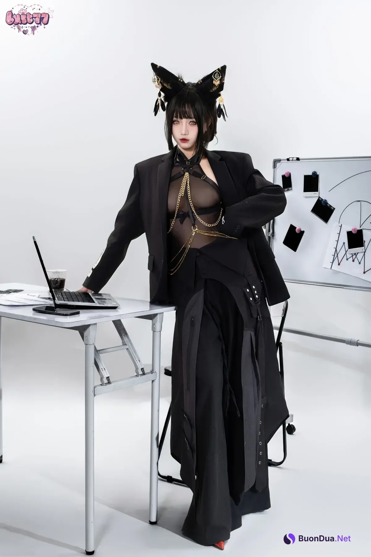 Cosplay 柒柒要乖哦 – 黑·阿努比斯 Set.02 - Photo 4