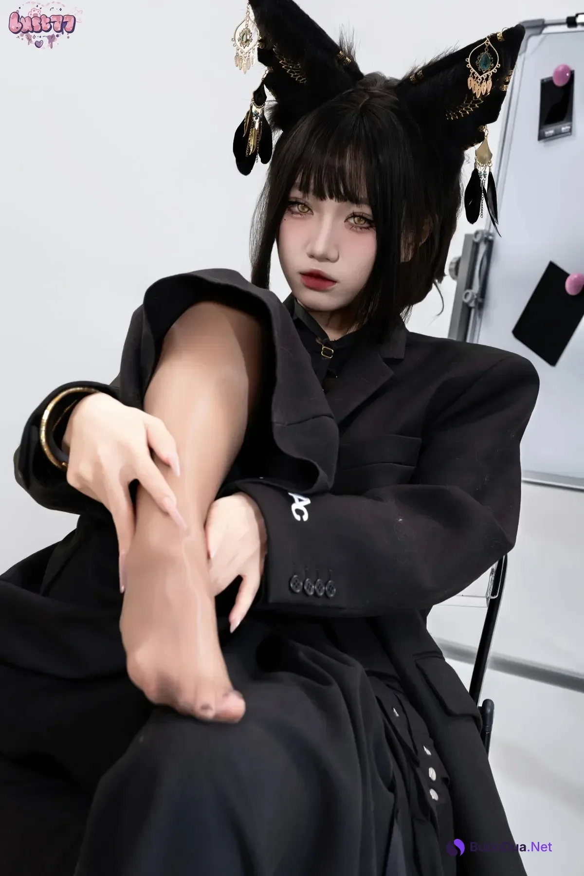 Cosplay 柒柒要乖哦 – 黑·阿努比斯 Set.02 - Photo 5