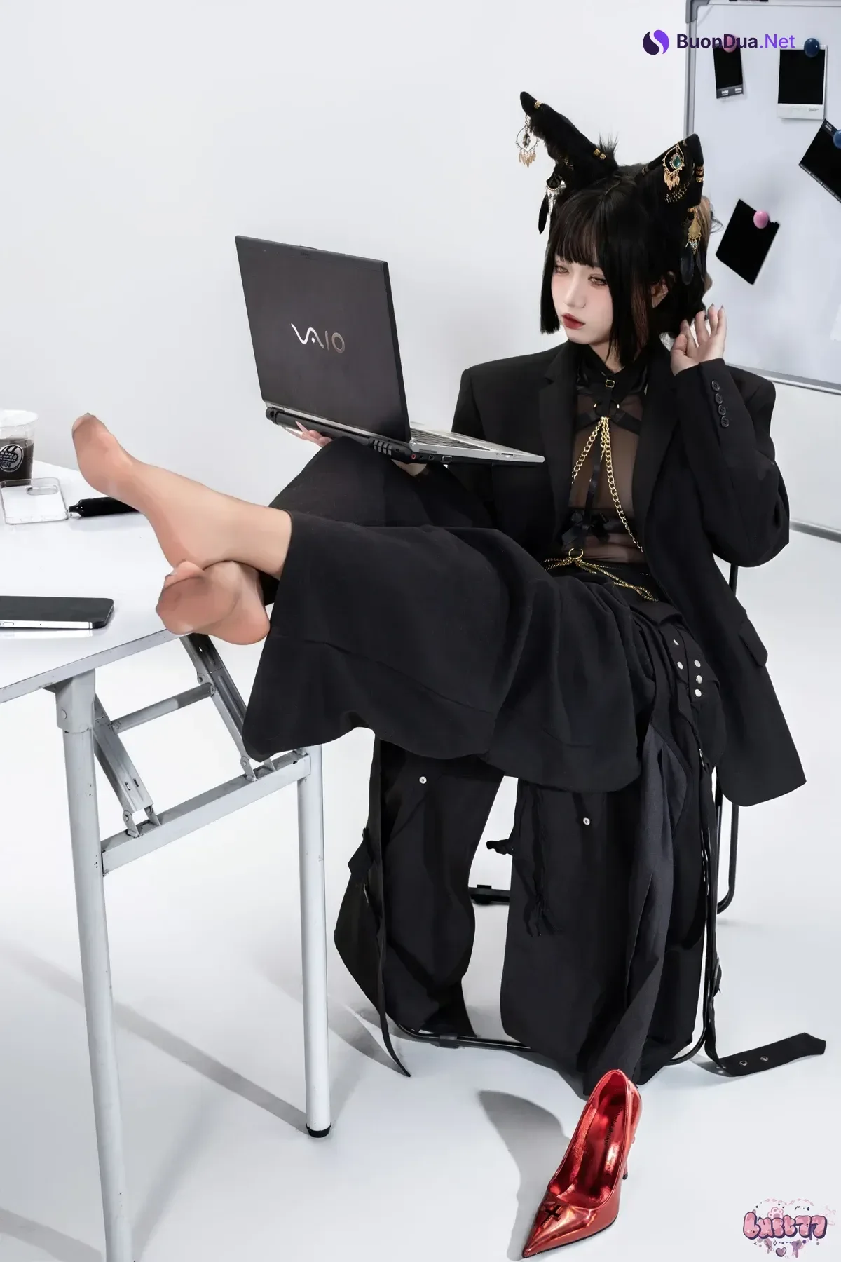 Cosplay 柒柒要乖哦 – 黑·阿努比斯 Set.02 - Photo 7